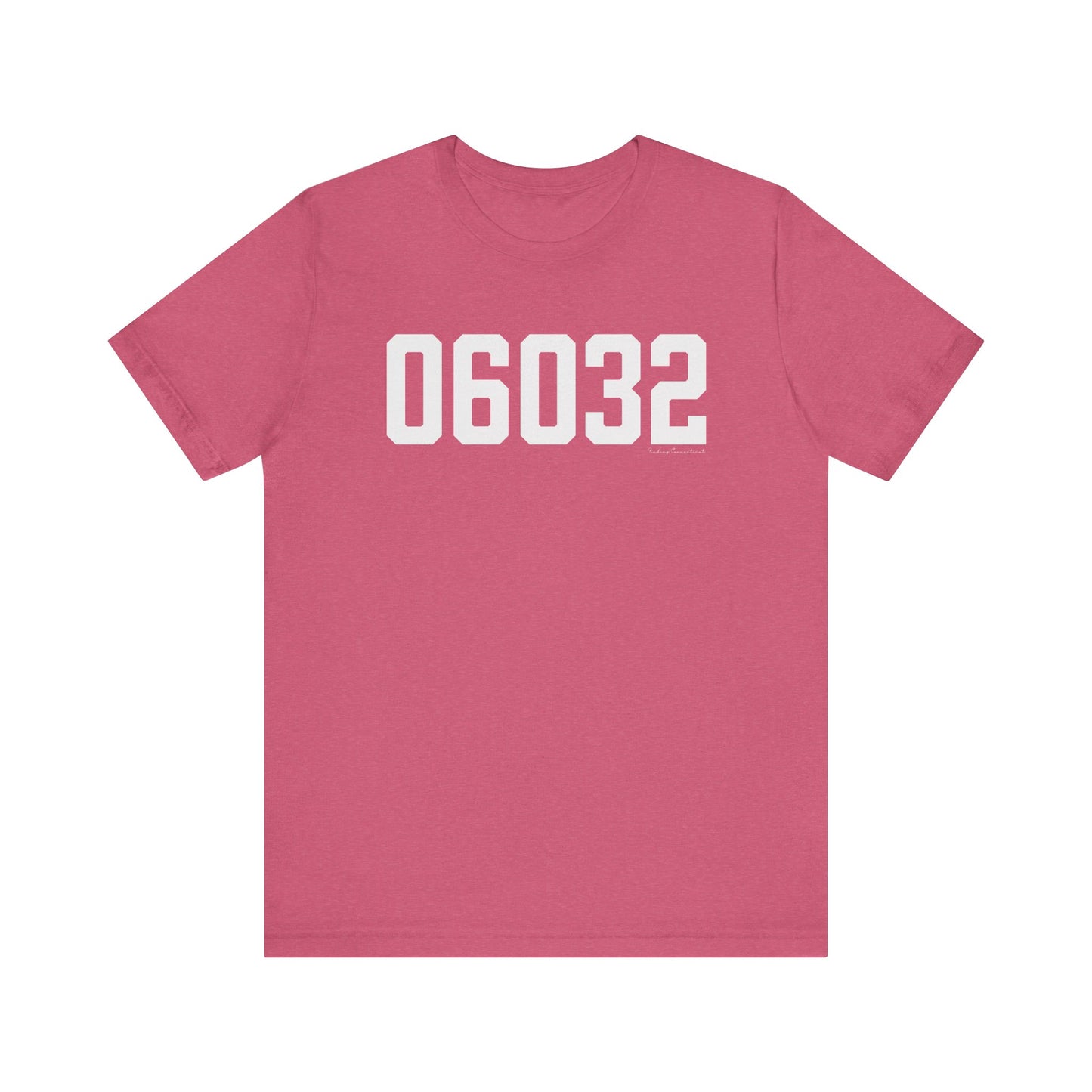 06032 - Farmington CT Zip Code Unisex Jersey Short Sleeve T-Shirt