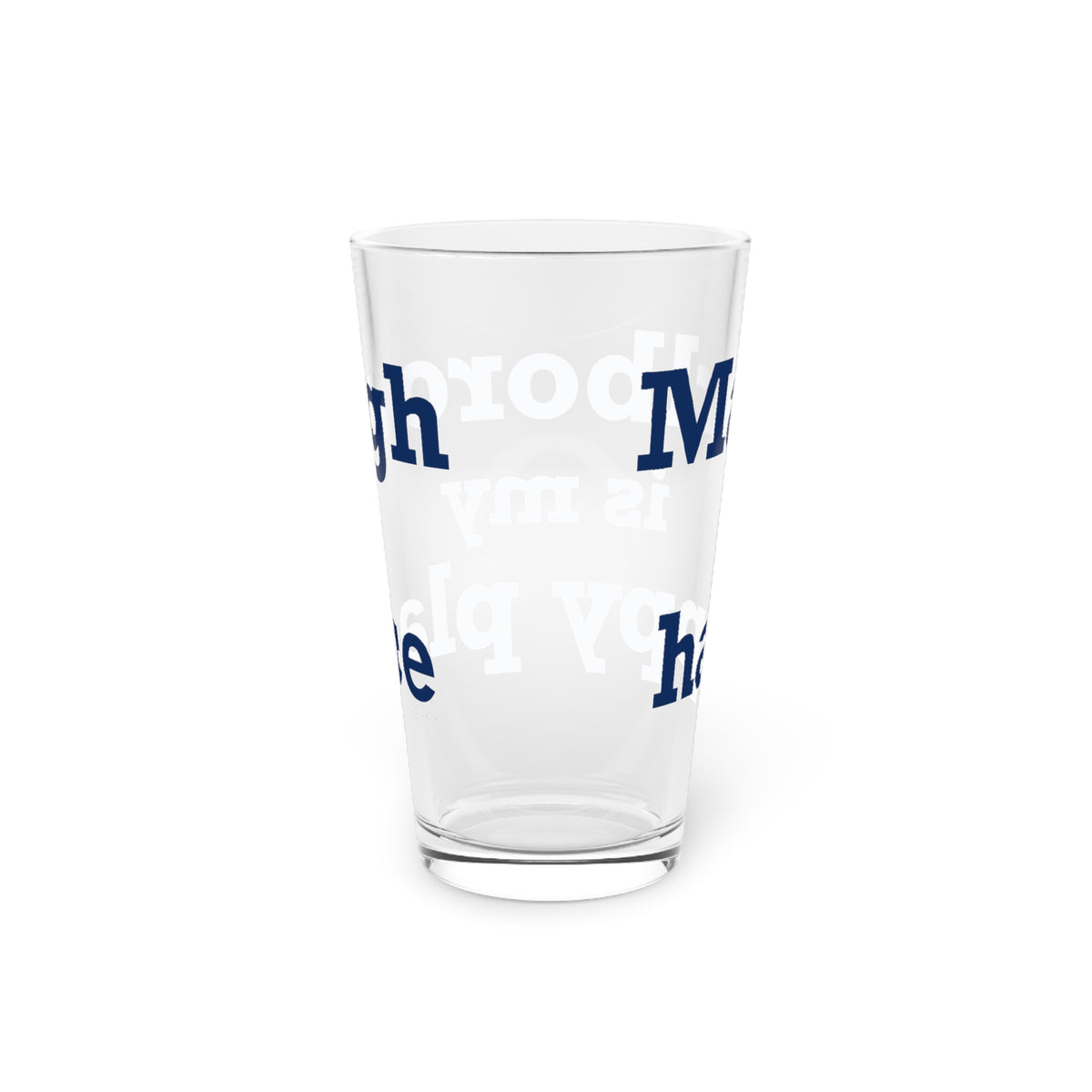 Marlborough is My Happy Place Pint Glass, 16oz