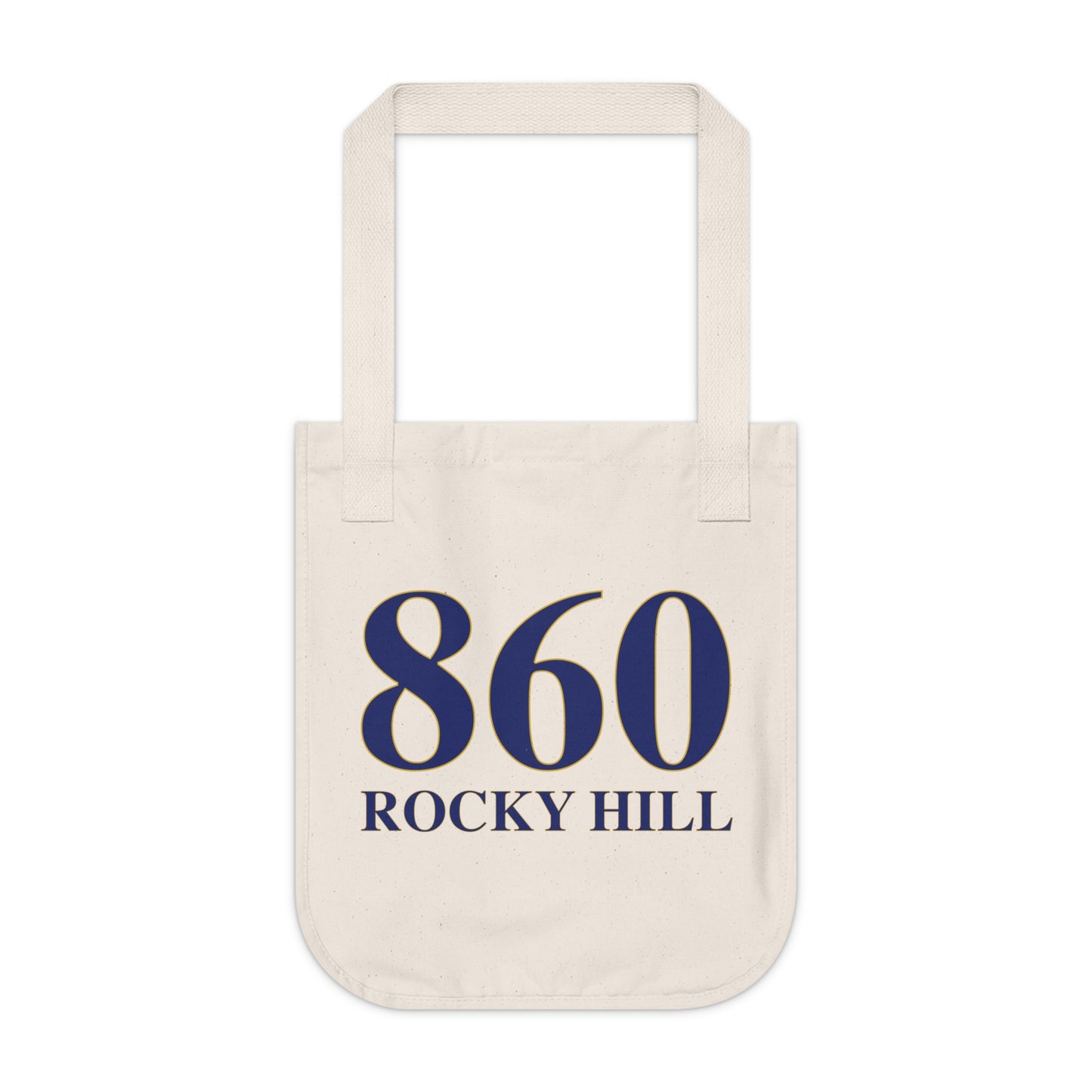 860 Rocky Hill Organic Canvas Tote Bag