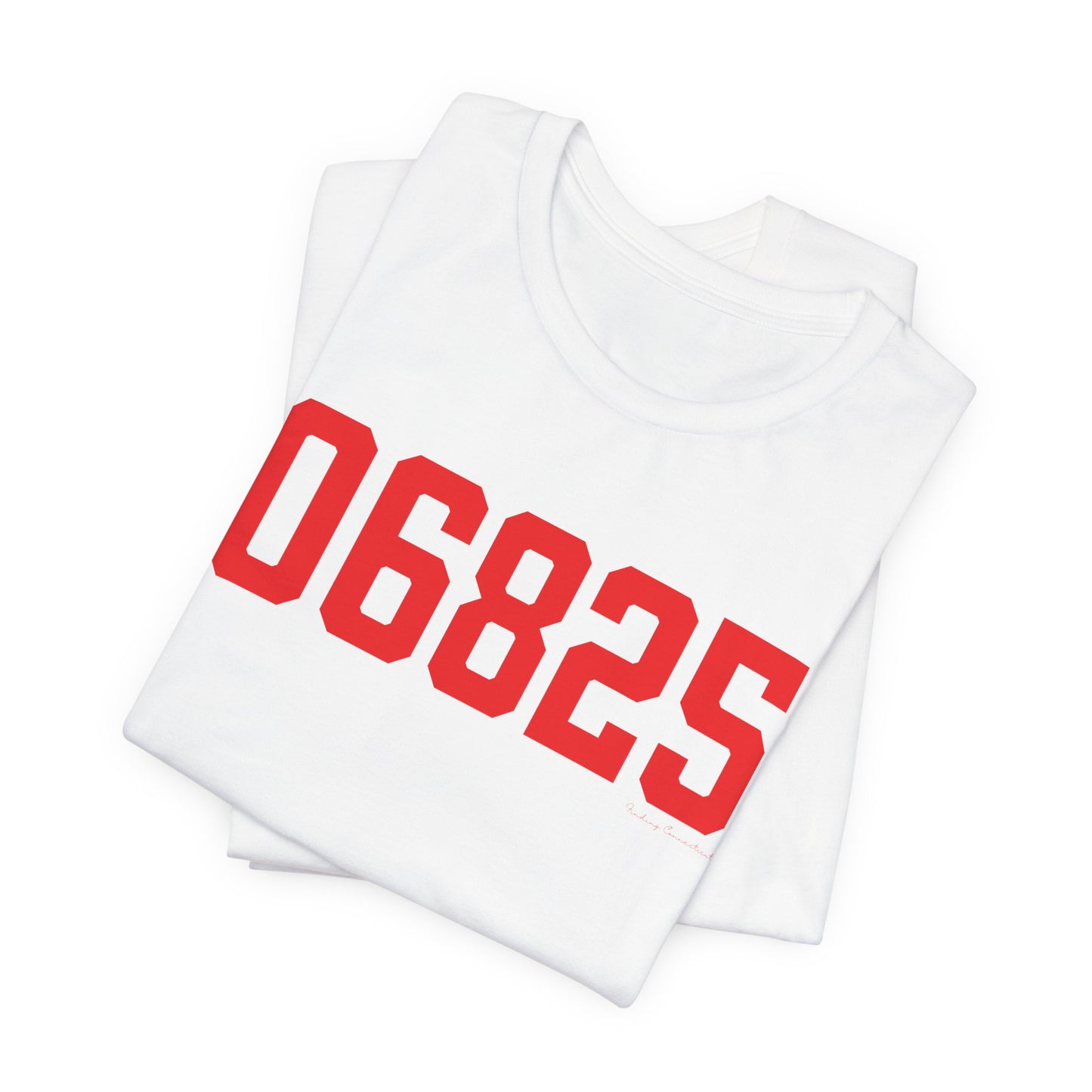 06825 Fairfield Connecticut Zip Code Unisex Jersey Short Sleeve T-Shirt