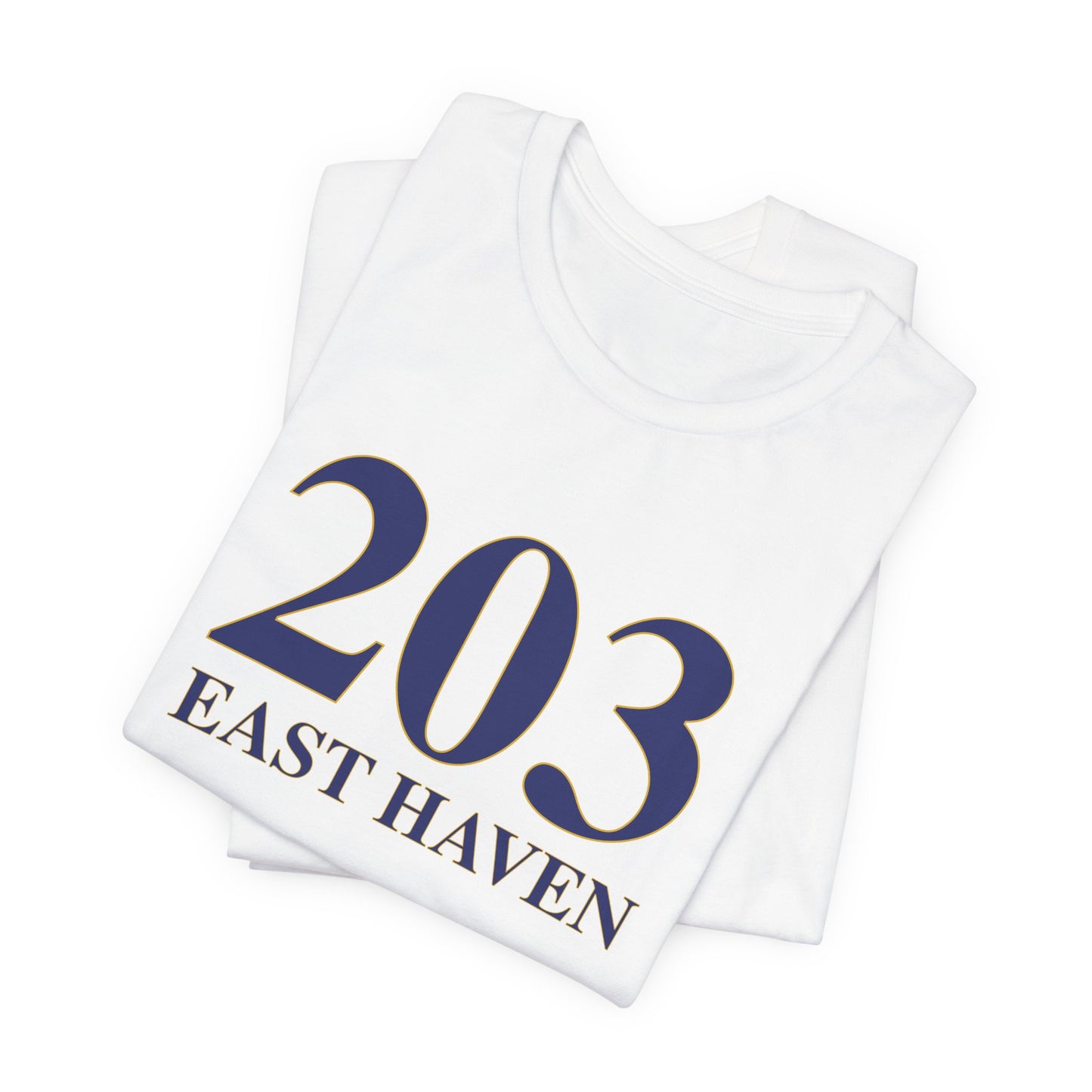 203 East Haven Unisex Jersey Short Sleeve Tee