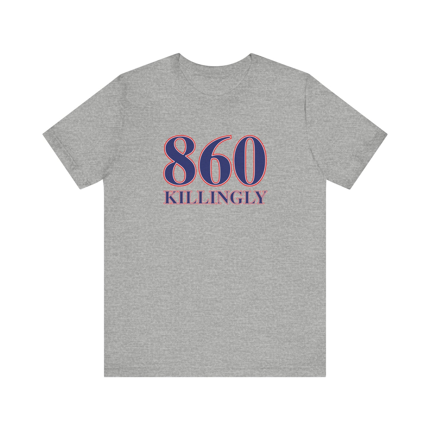 860 Killingly Red White & Blue Unisex Jersey Short Sleeve T-Shirt