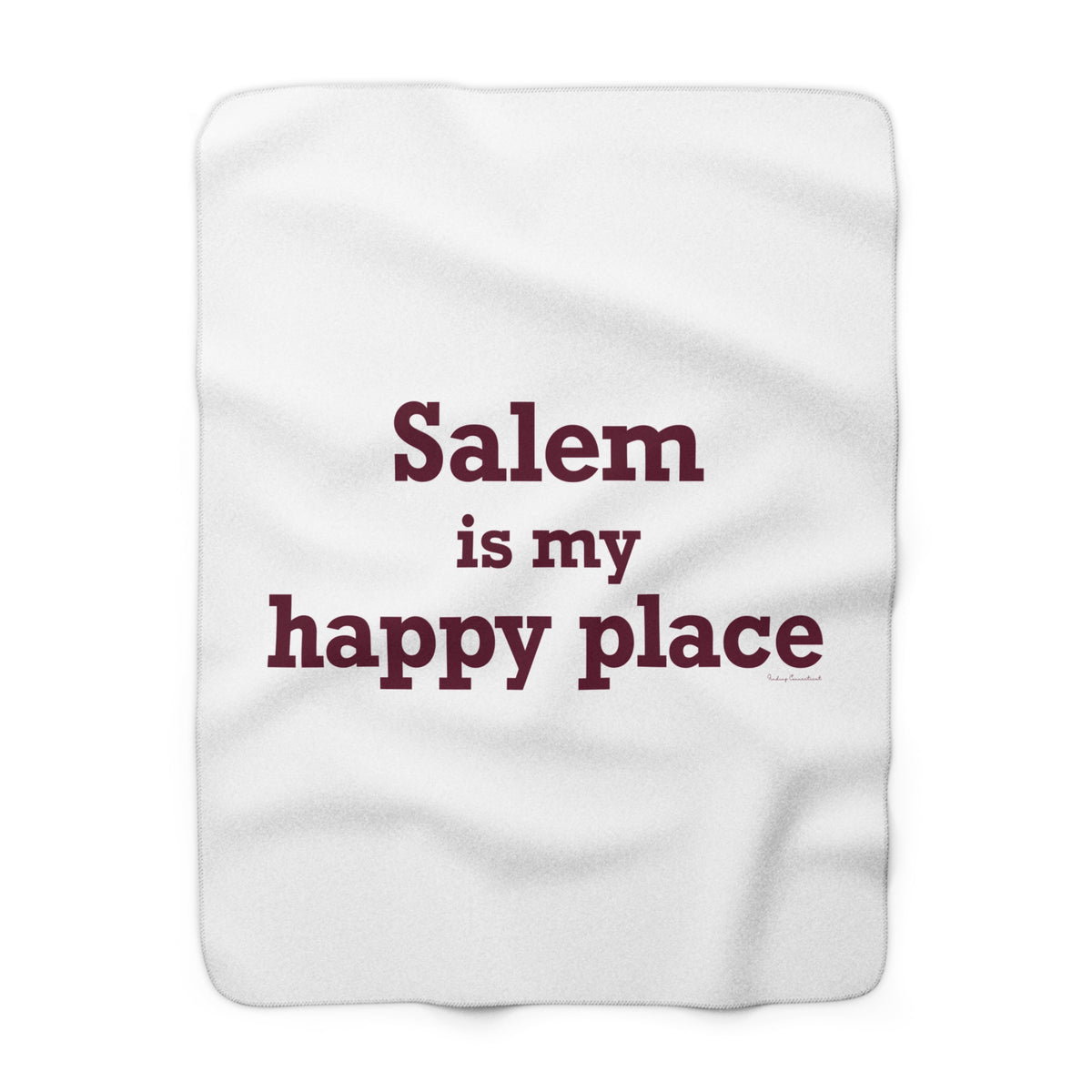 Salem is My Happy Place Fleece Blanket