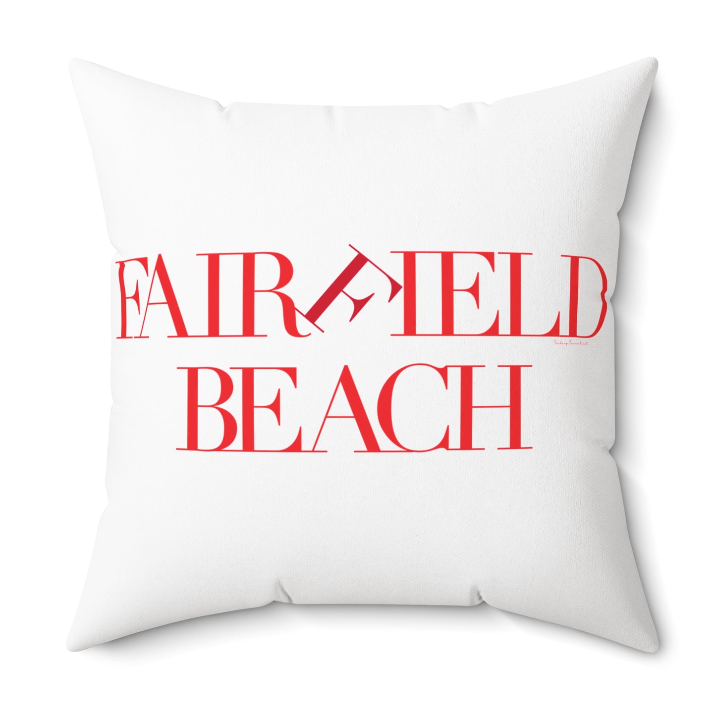 41 Tilt Fairfield Beach Spun Polyester Square Pillow