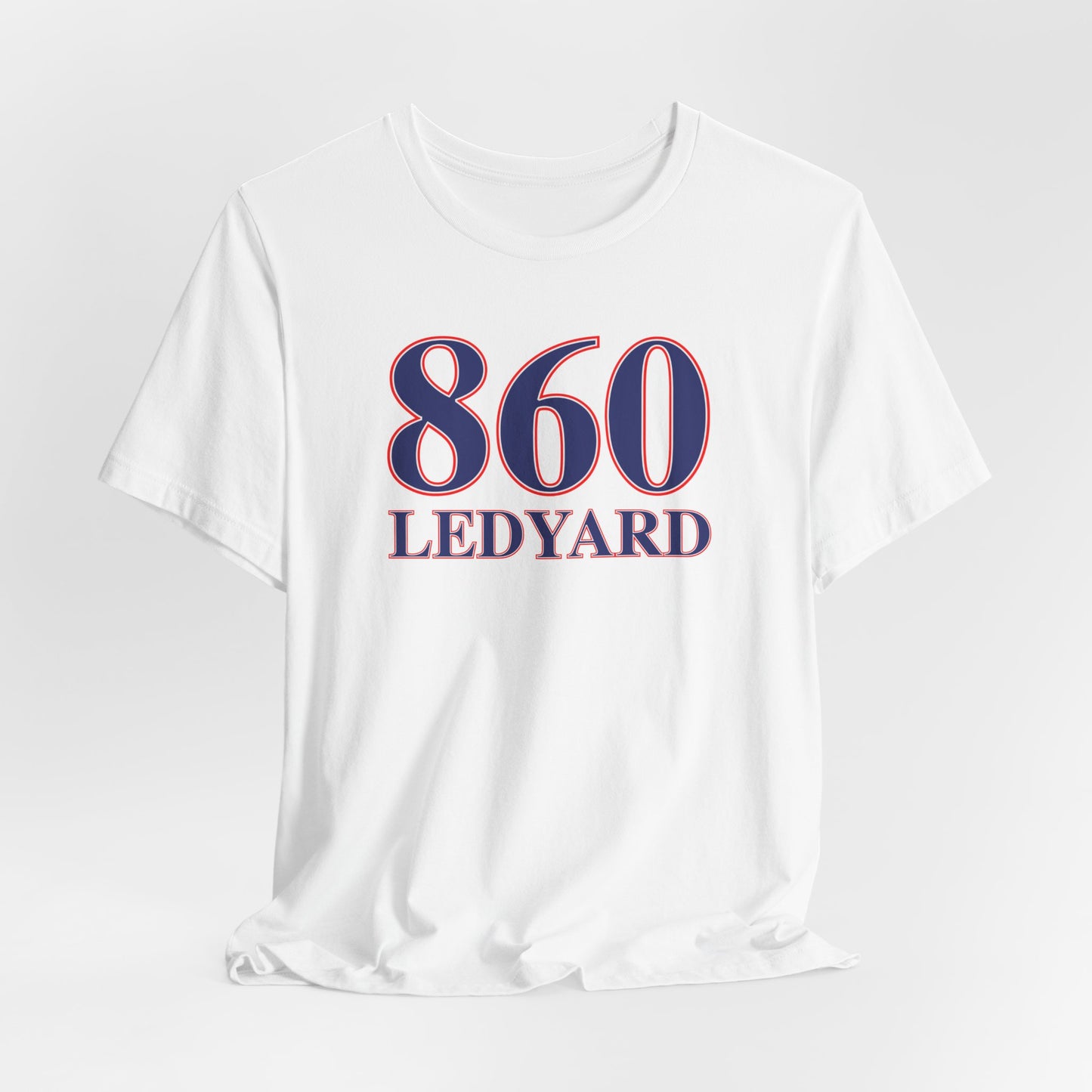 860 Ledyard Red White & Blue Unisex Jersey Short Sleeve T-Shirt