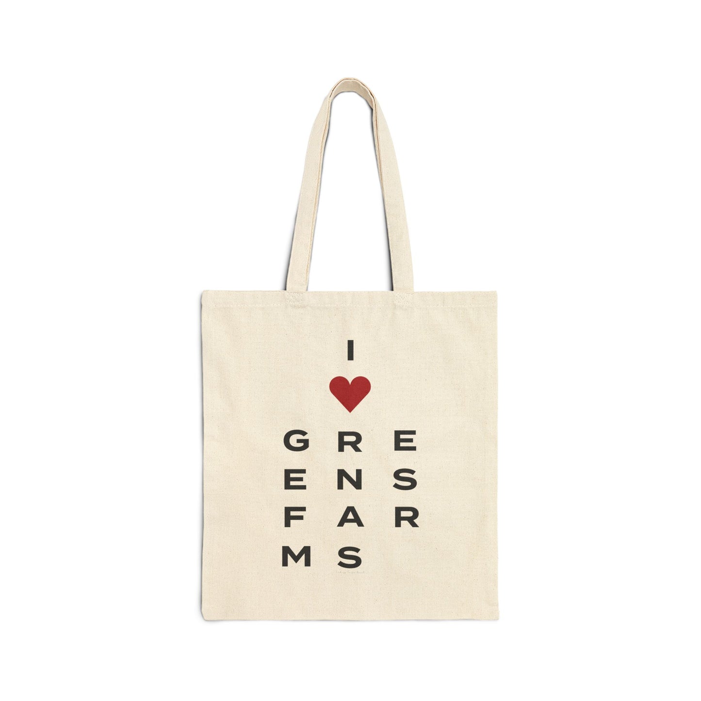 Greens Farms Vision Cotton Canvas Tote Bag