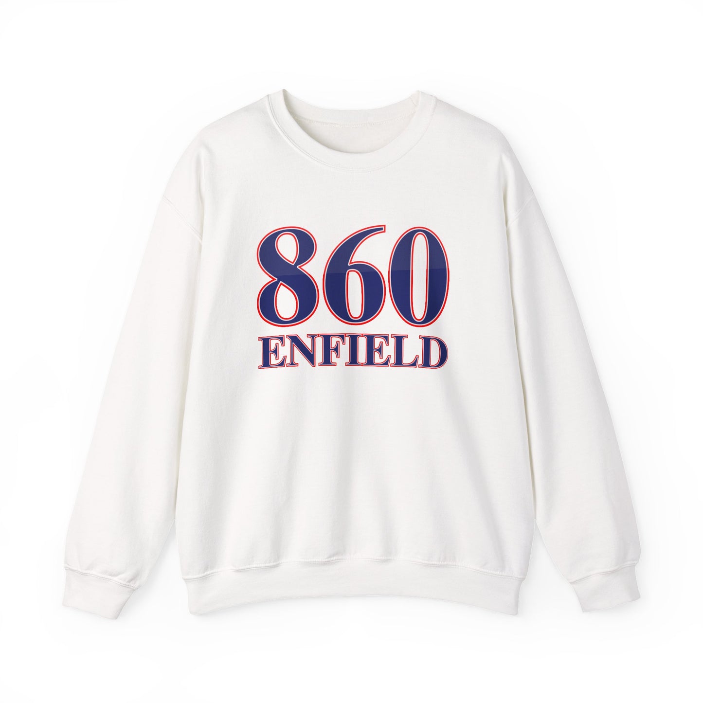860 Enfield Red White & Blue Unisex Heavy Blend™ Crewneck Sweatshirt