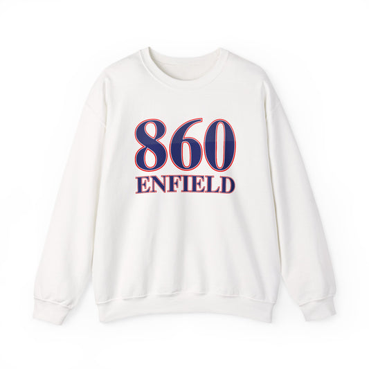 860 Enfield Red White & Blue Unisex Heavy Blend™ Crewneck Sweatshirt