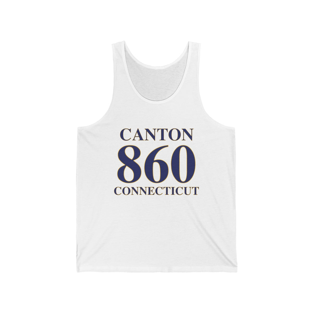 Canton 860 Connecticut Unisex Jersey Tank Top