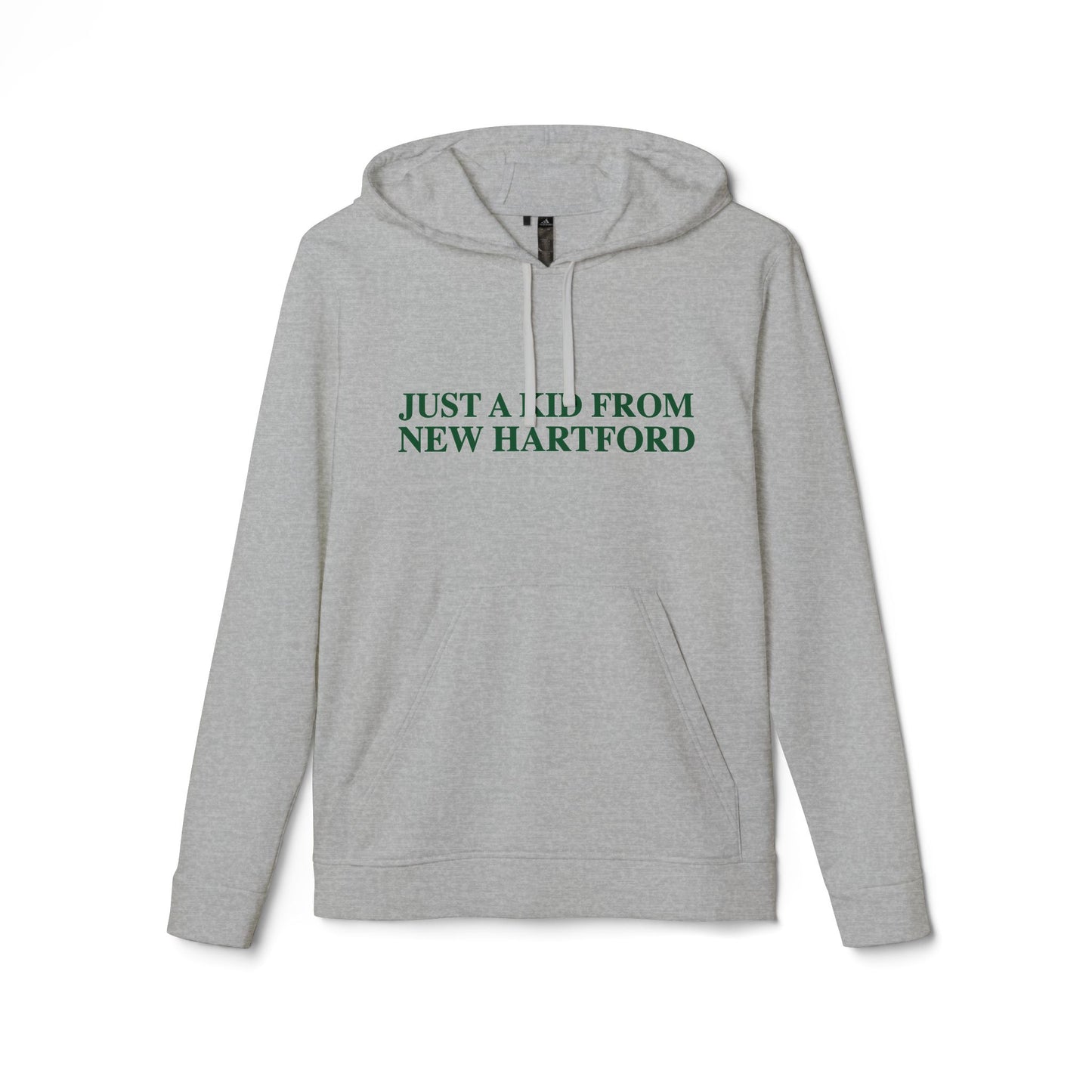 Just a kid from New Hartford adidas Unisex Fleece Hoodie