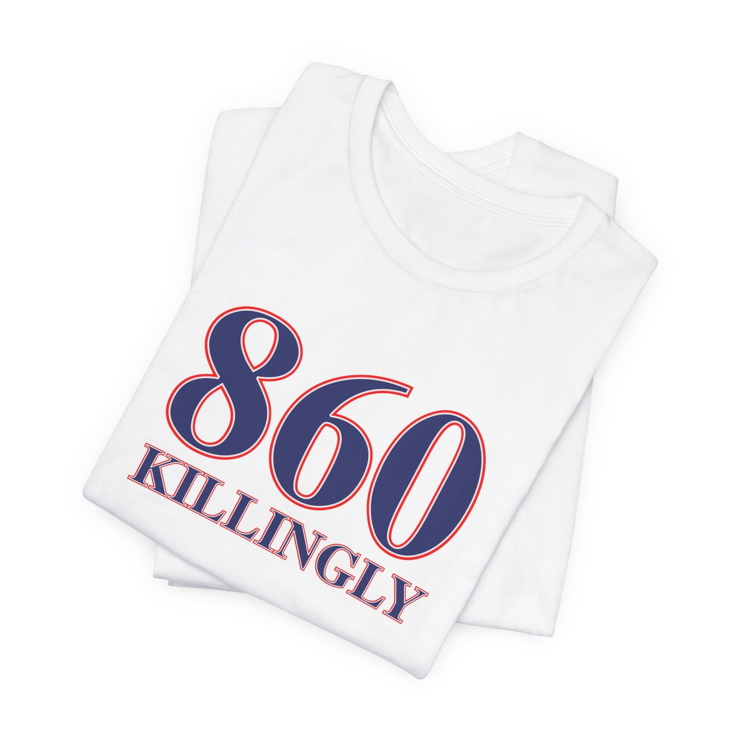 860 Killingly Red White & Blue Unisex Jersey Short Sleeve T-Shirt