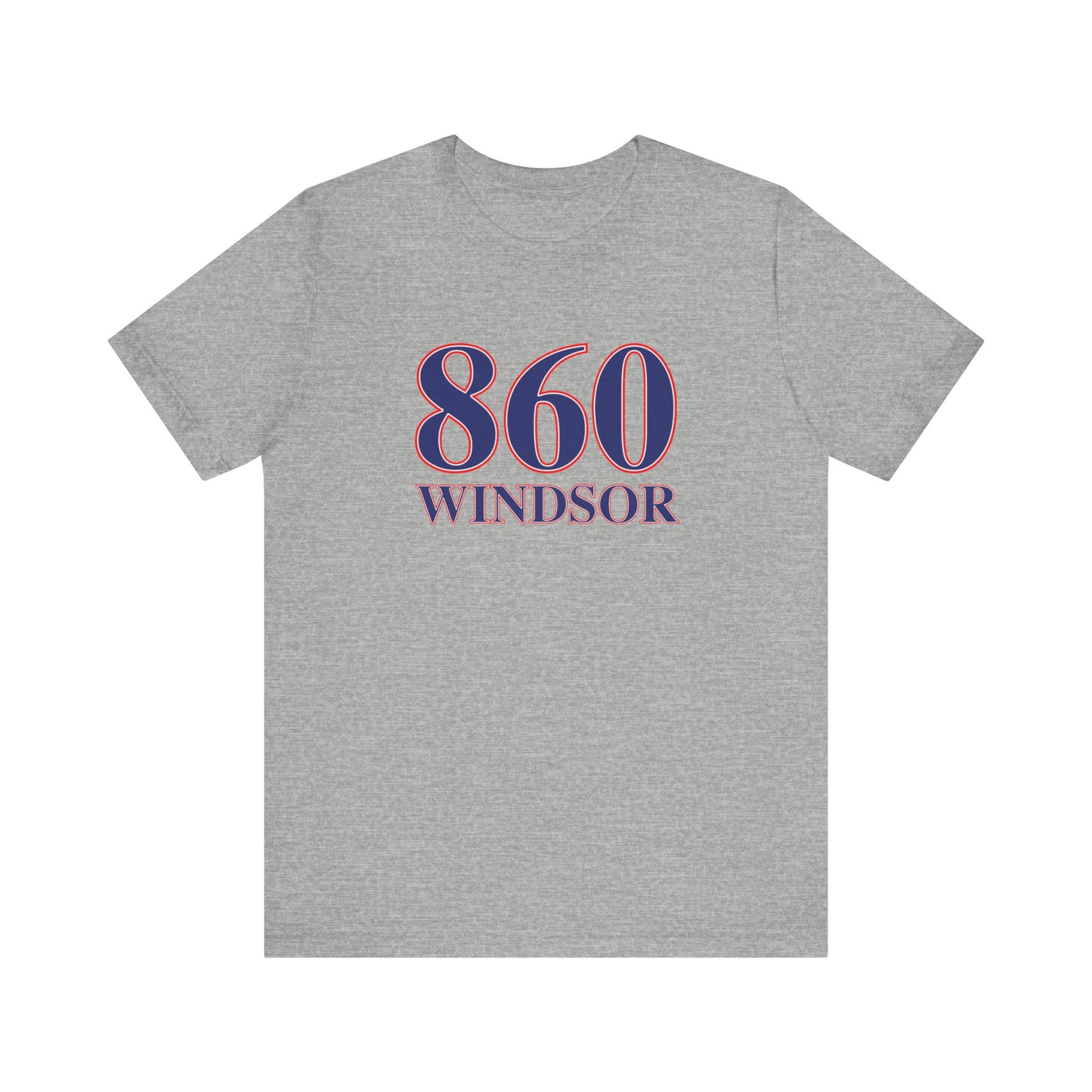 860 Windsor Red White & Blue Unisex Jersey Short Sleeve T-Shirt