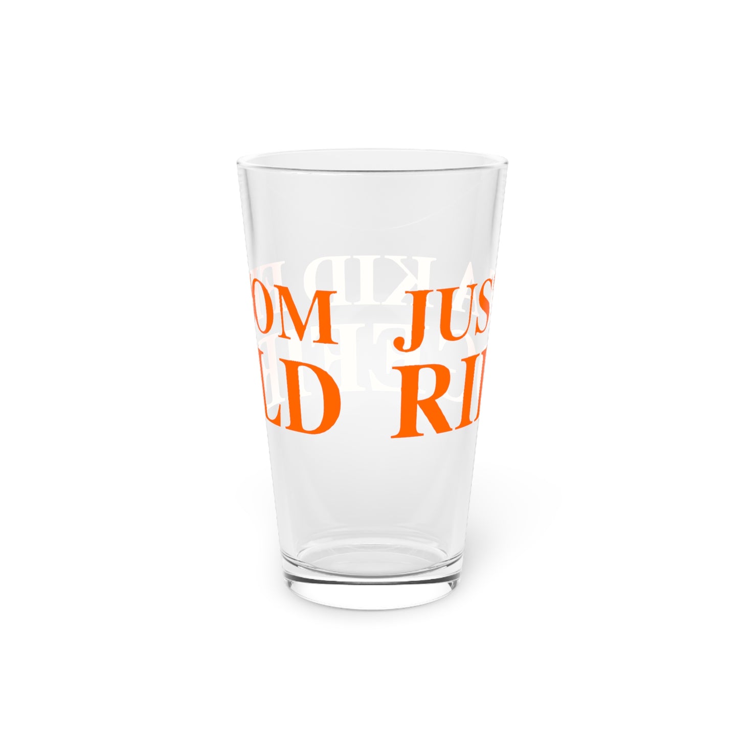 Just a kid from Ridgefield Pint Glass, 16oz