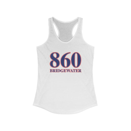 860 Bridgewater Red White & Blue Women's Ideal Racerback Tank Top