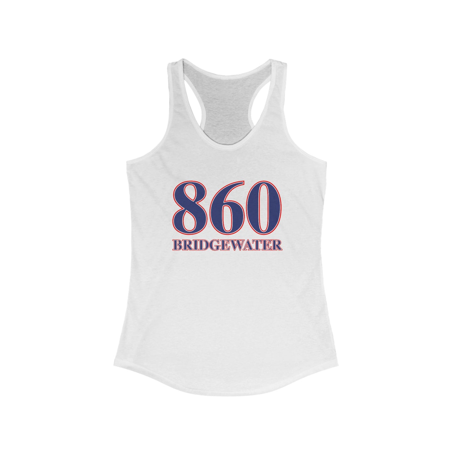 860 Bridgewater Red White & Blue Women's Ideal Racerback Tank Top