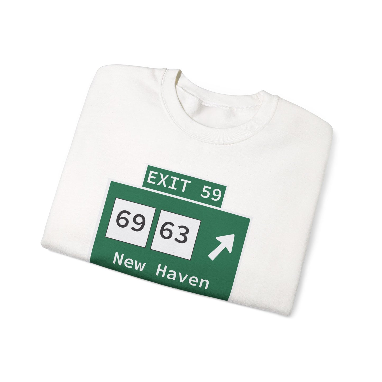 Vintage WCP Exit 59 Sign Unisex Heavy Blend™ Crewneck Sweatshirt