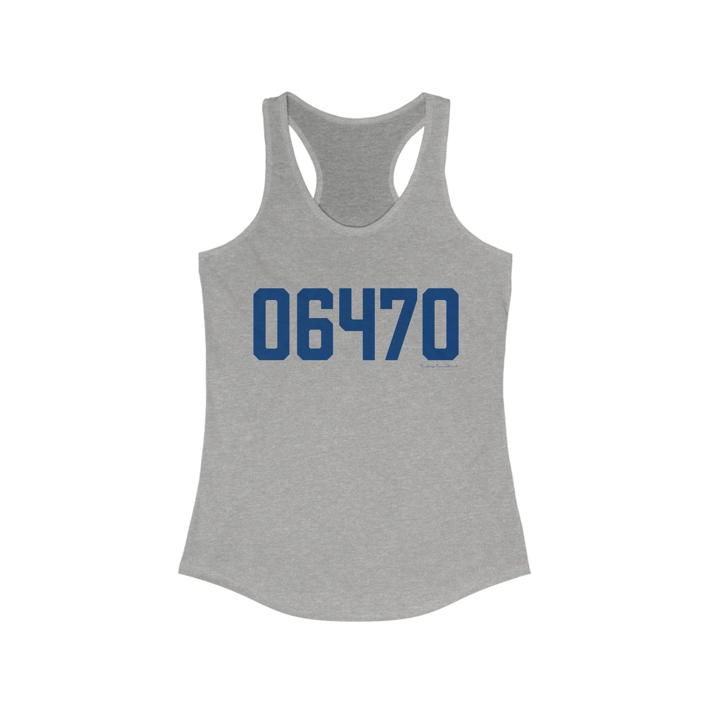 06470 Newtown Connecticut Zip Code Women's Ideal Racerback Tank Top