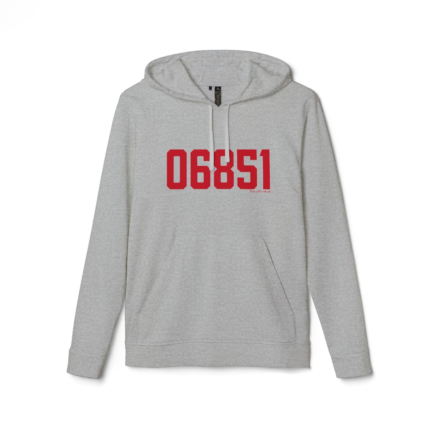 06851 Norwalk Connecticut Zip Code adidas Unisex Fleece Hoodie Sweatshirt