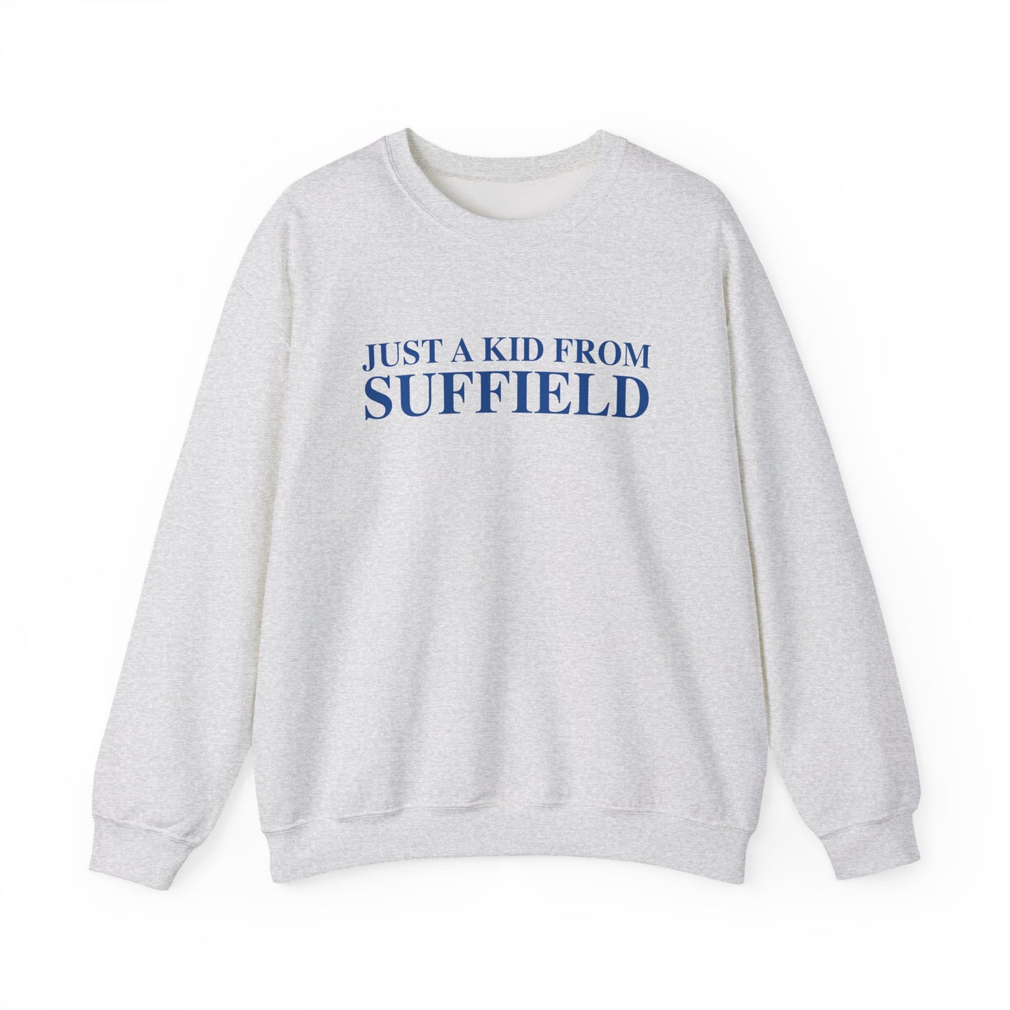 Just a kid from Suffield Unisex Heavy Blend™ Crewneck Sweatshirt