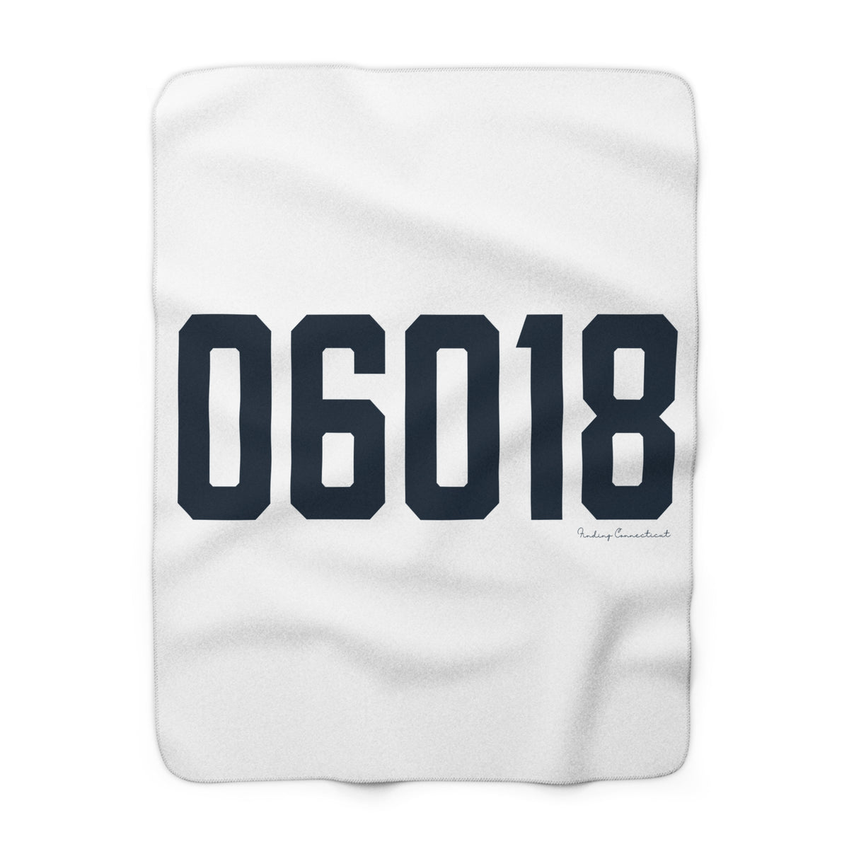 06018 Canaan Connecticut Zip Code Sherpa Fleece Blanket