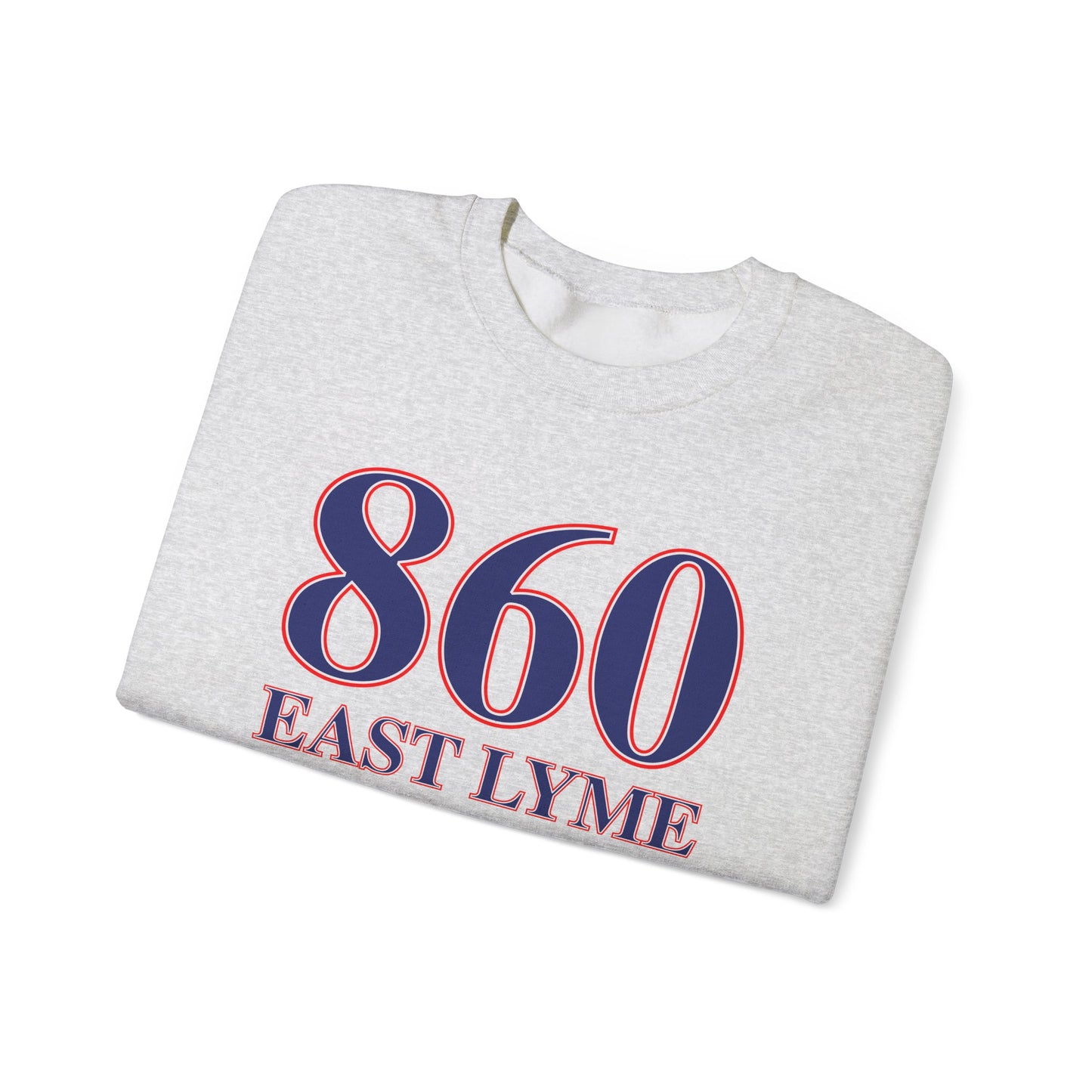 860 East Lyme Red White & Blue Unisex Heavy Blend™ Crewneck Sweatshirt