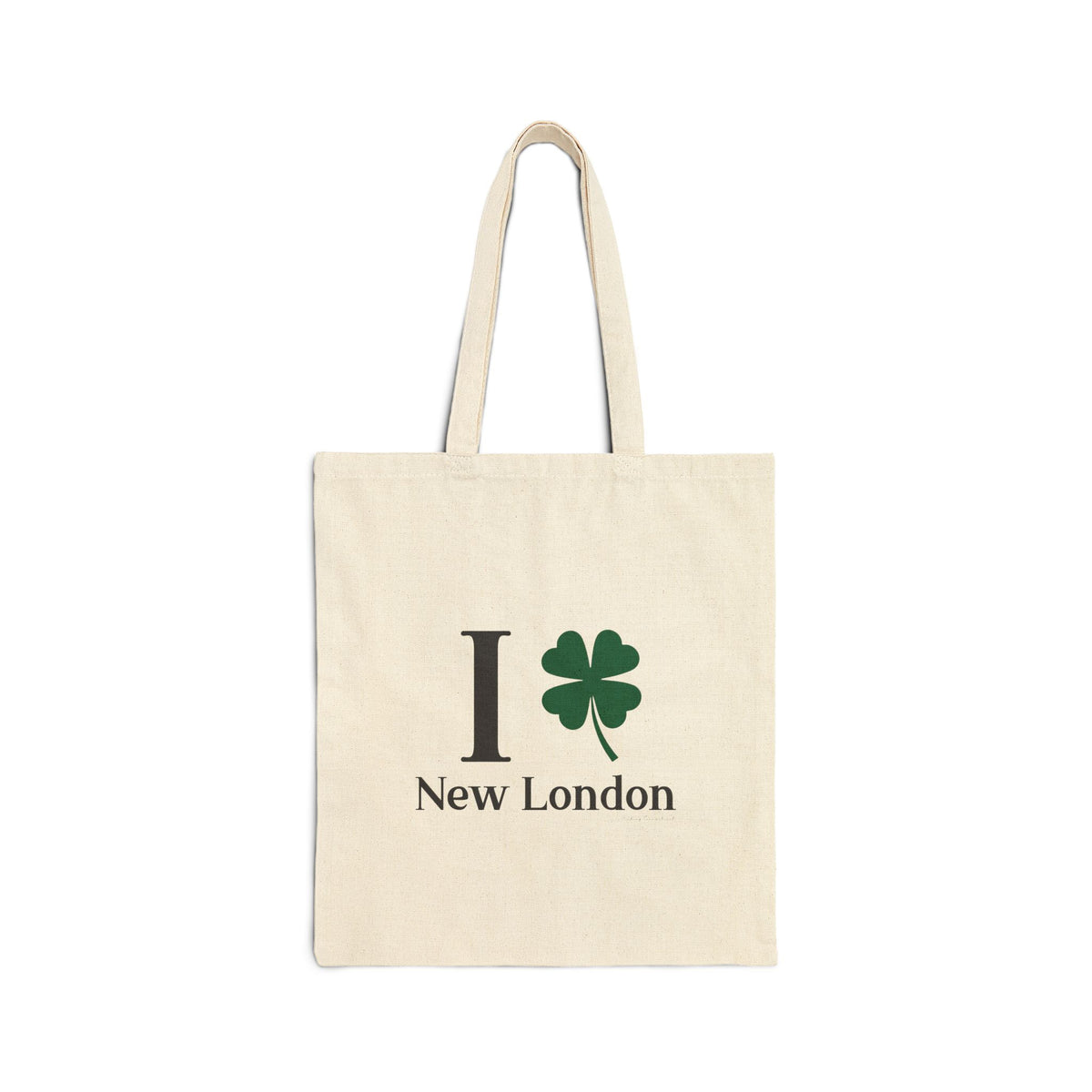 I Clover New London Cotton Canvas Tote Bag