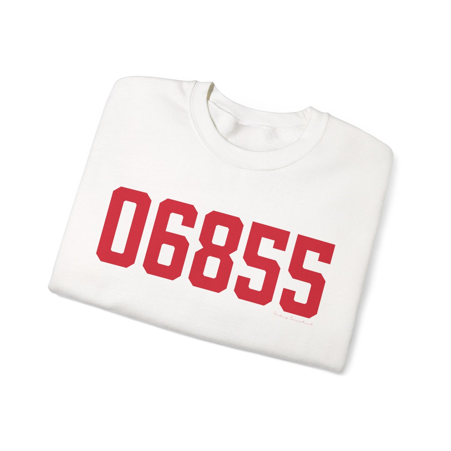 06855 Norwalk Connecticut Zip Code Unisex Heavy Blend™ Crewneck Sweatshirt