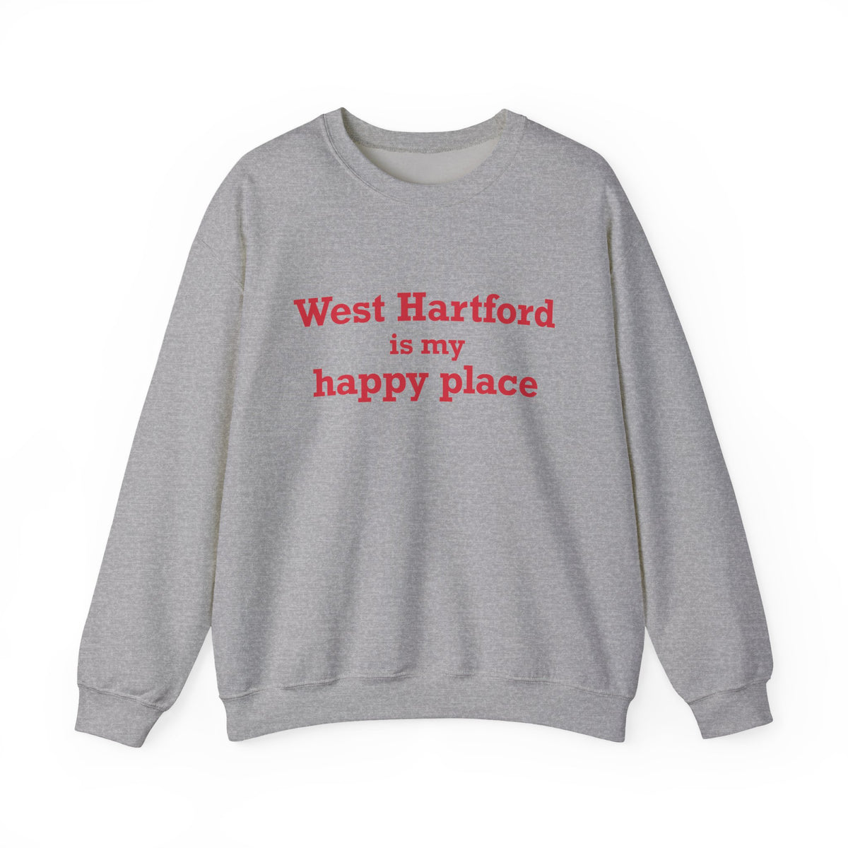 West Hartford is My Happy Place Heavy Blend™ Crewneck Sweatshirt