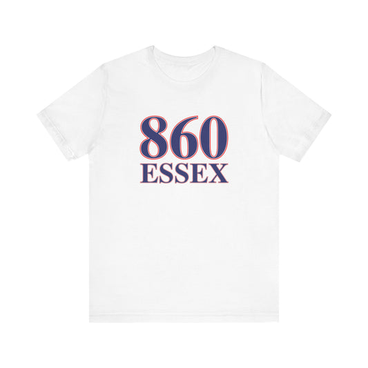 860 Essex Red White & Blue Unisex Jersey Short Sleeve T-Shirt