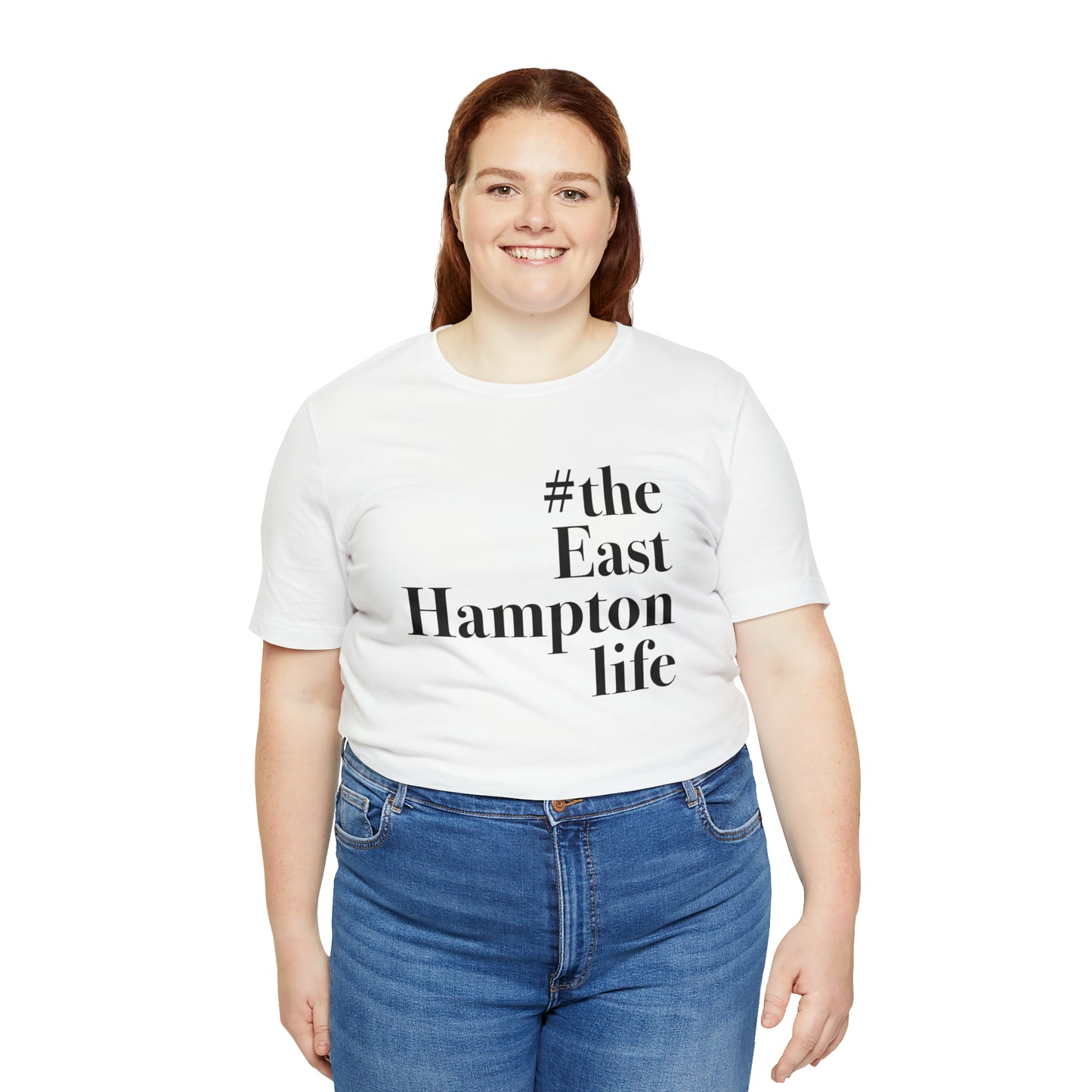 #theeasthamptonlife Unisex Jersey Short Sleeve T-Shirt
