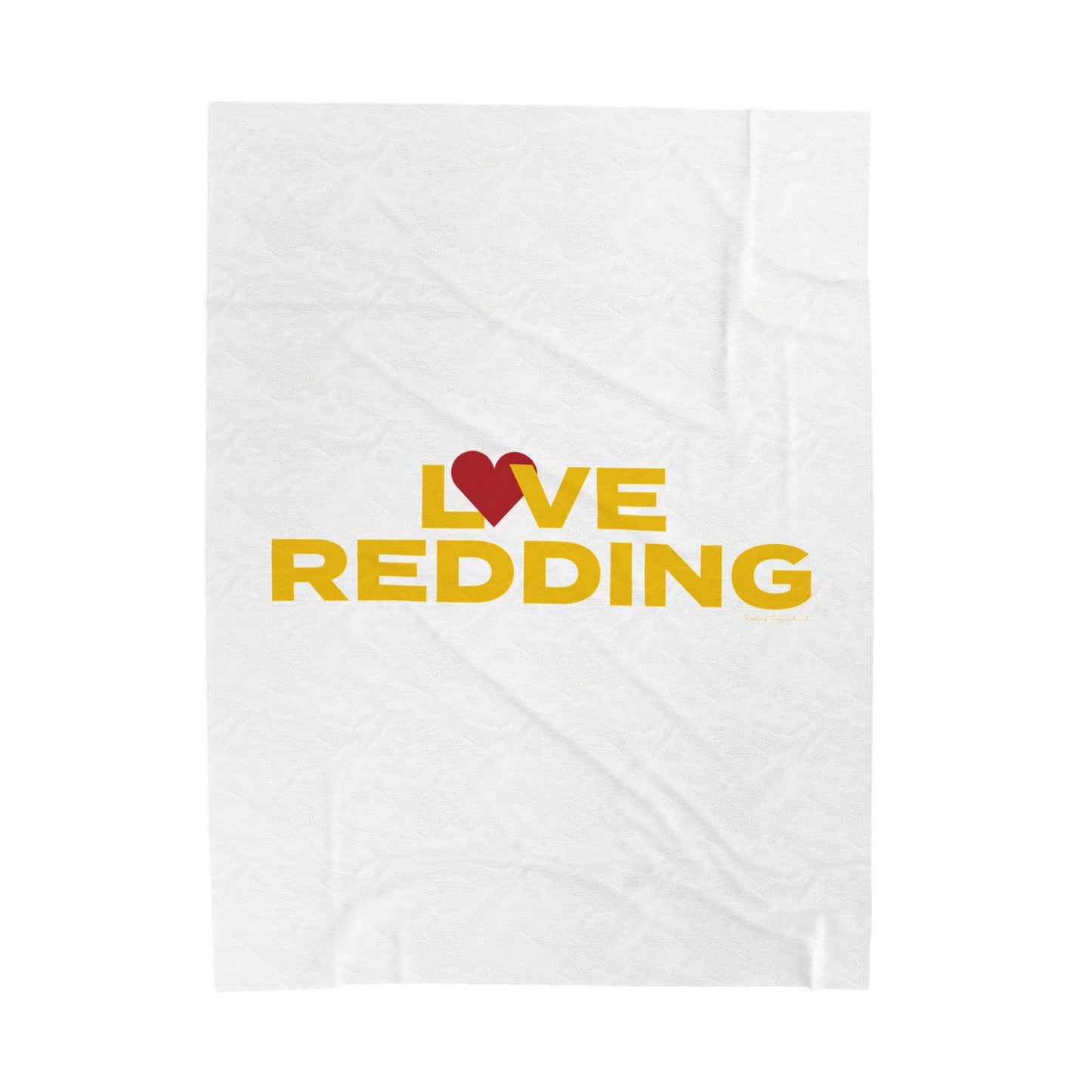 Love Redding Velveteen Plush Blanket