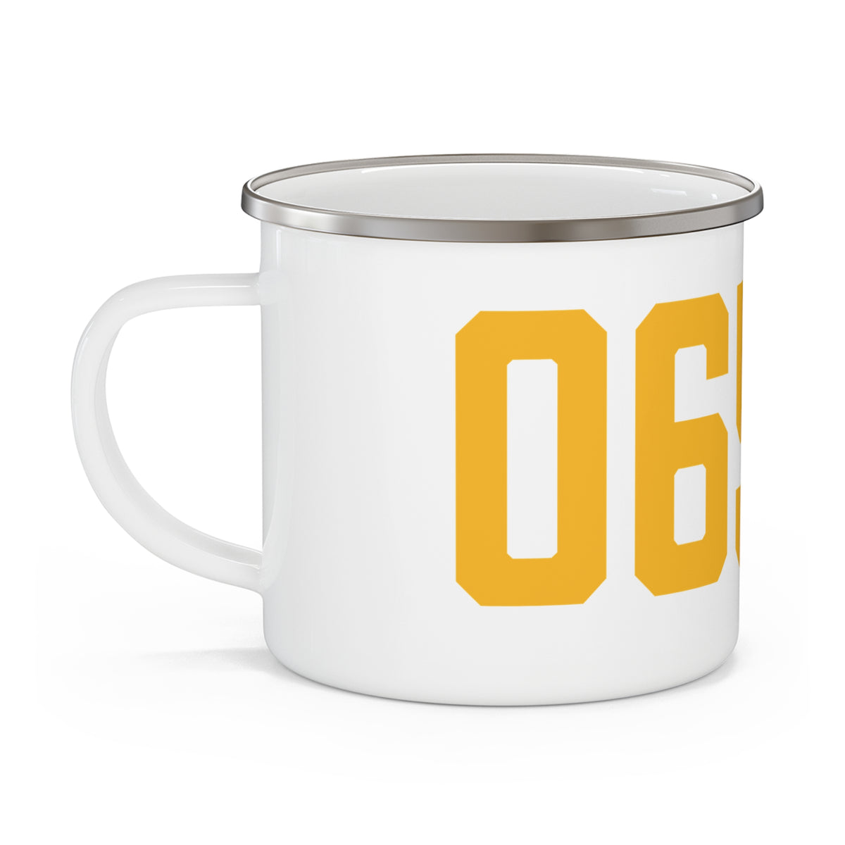 06524 Bethany Connecticut Zip Code Enamel Camping Mug