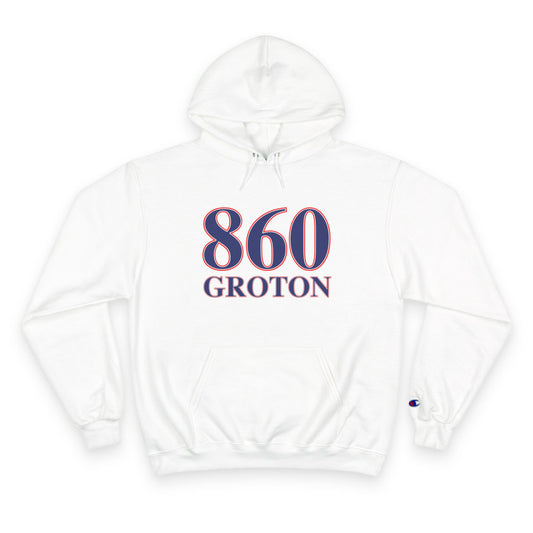 860 Groton Red White & Blue Champion Hoodie