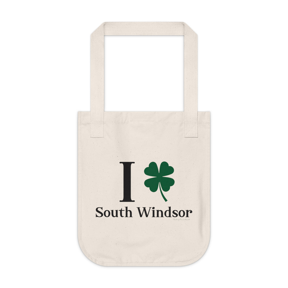 I Clover South Windsor Organic Canvas Tote Bag
