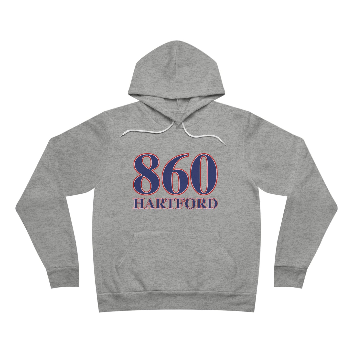 860 Hartford Red White & Blue Unisex Sponge Fleece Pullover Hoodie