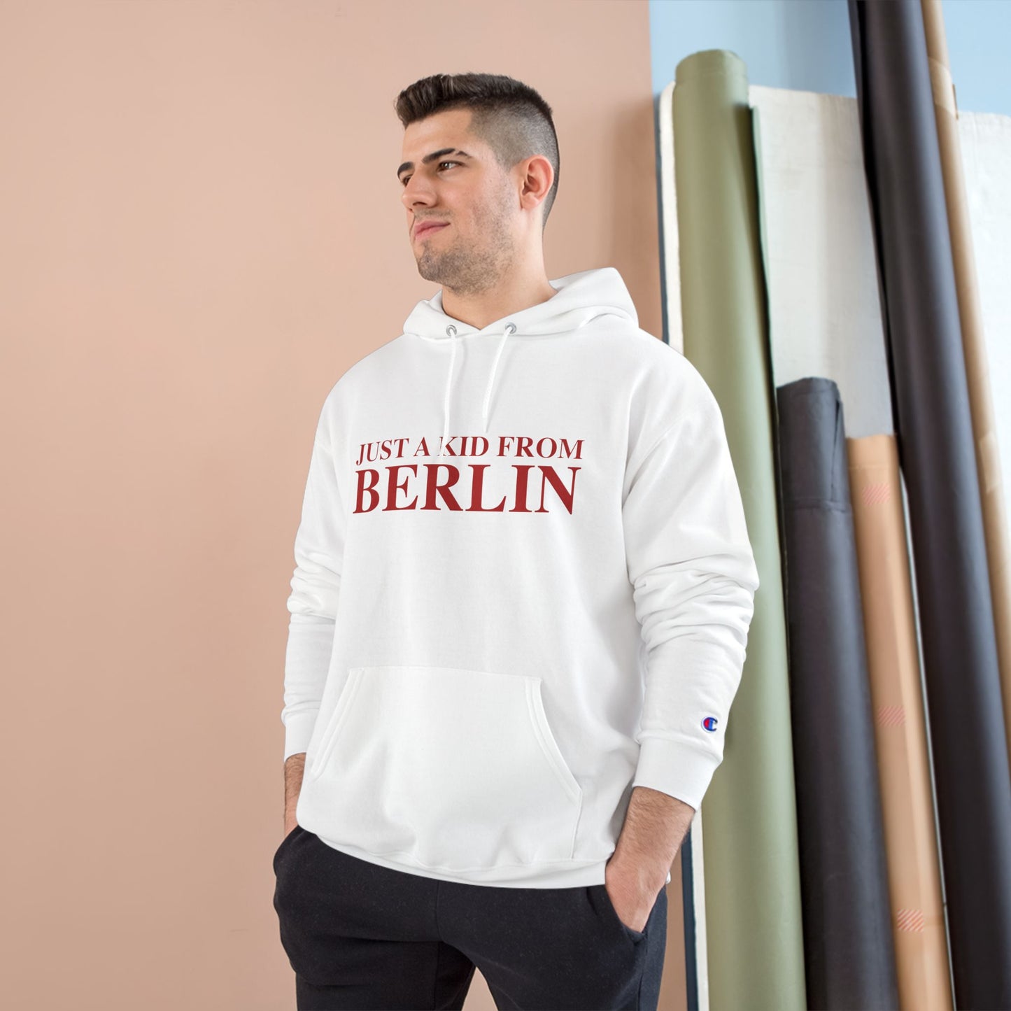 Just a kid from Berlin Champion Hoodie