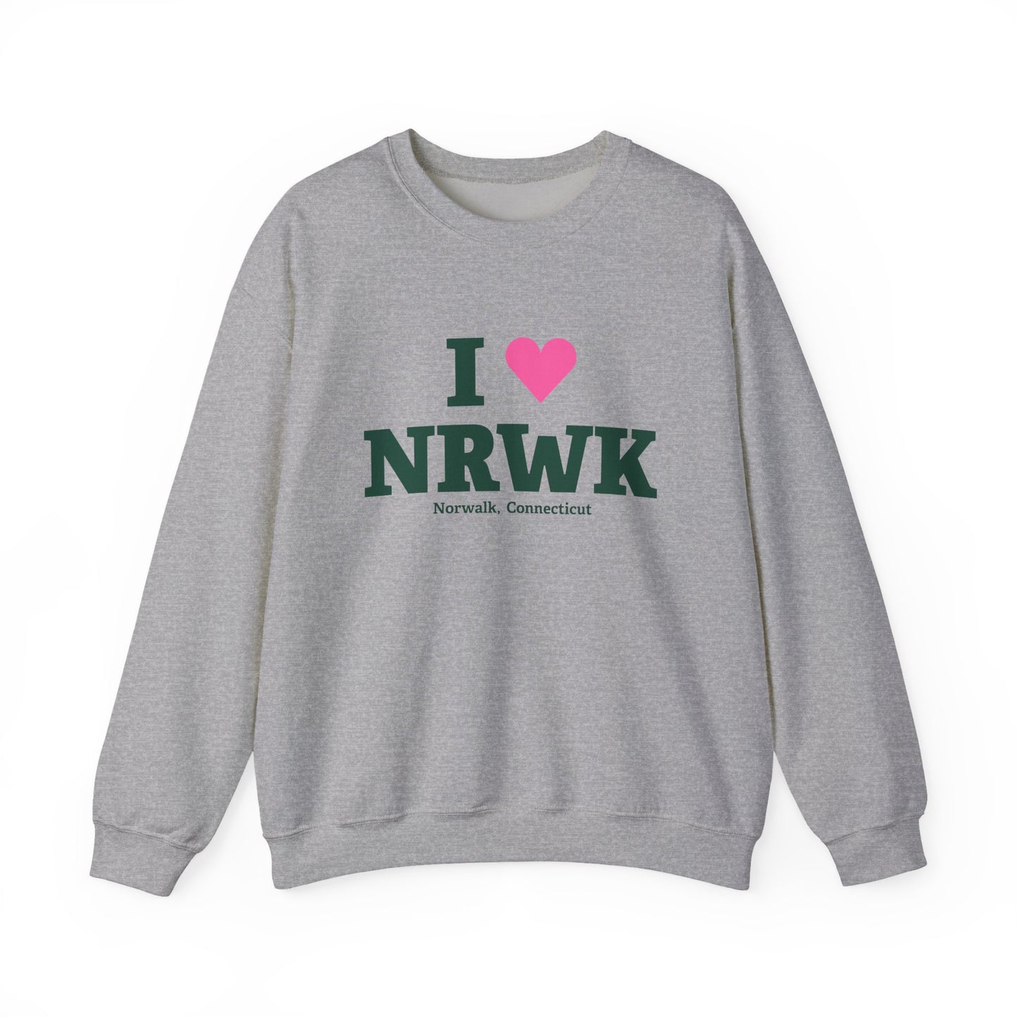 I Heart NRWK Unisex Heavy Blend™ Crewneck Sweatshirt