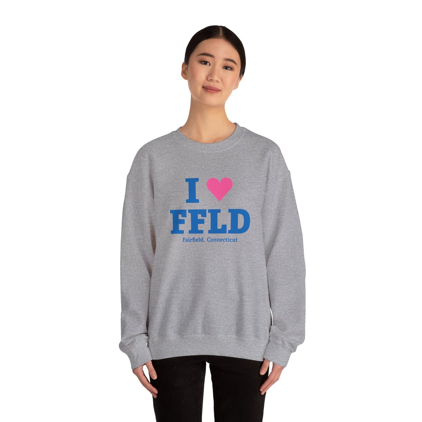 I Heart FFLD Unisex Heavy Blend™ Crewneck Sweatshirt