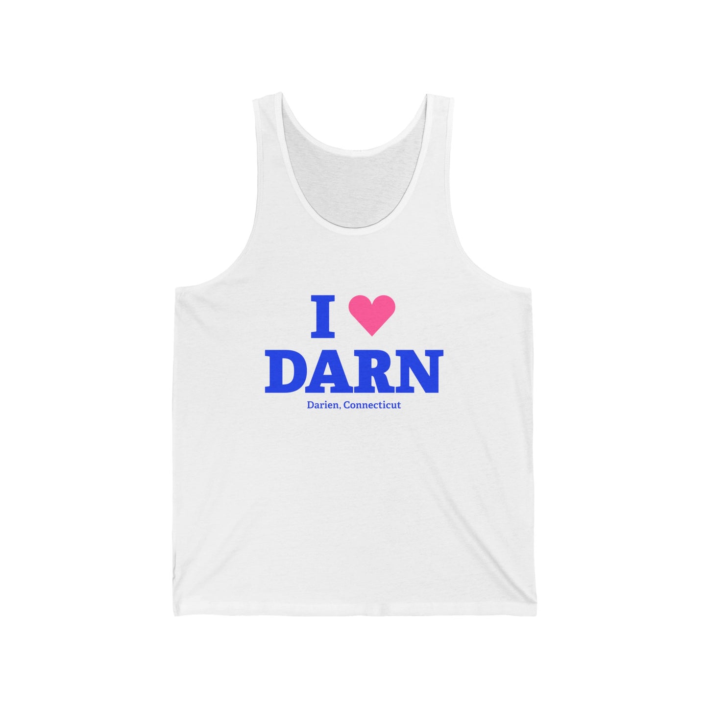 I Heart DARN Unisex Jersey Tank Top
