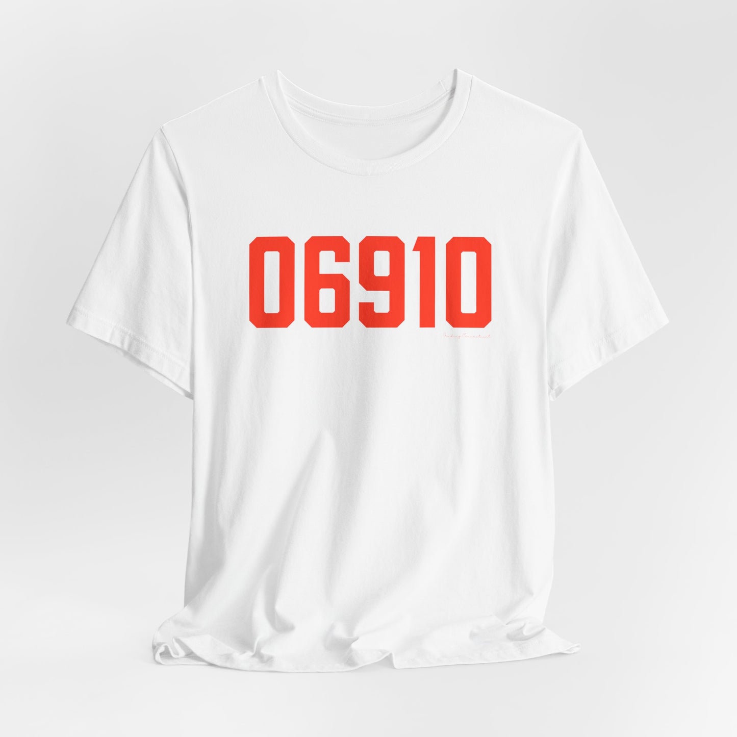 06910 Stamford Connecticut Zip Code Unisex Jersey Short Sleeve T-Shirt