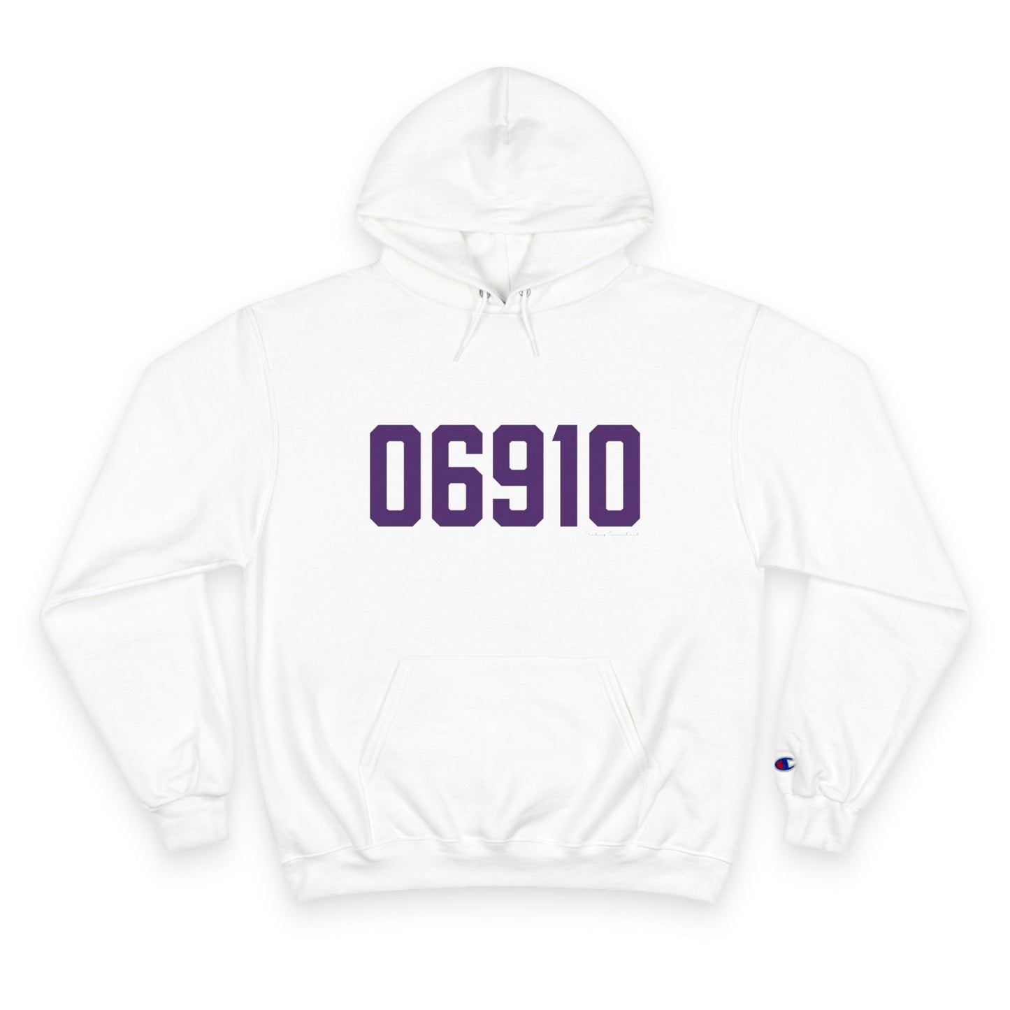 06910 Stamford Connecticut Zip Code Champion Hoodie Sweatshirt