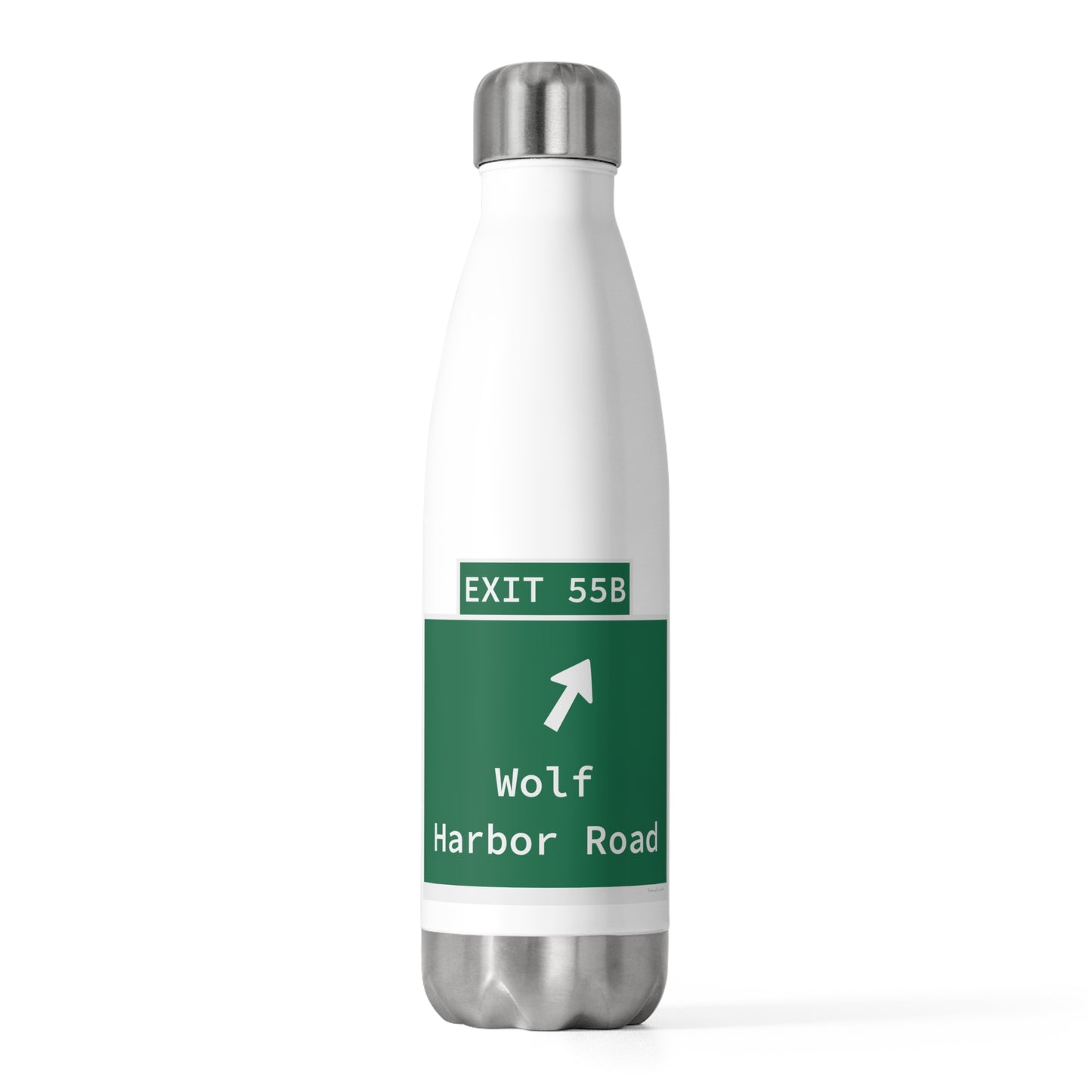 Vintage WCP Exit 55B Sign 20oz Insulated Bottle