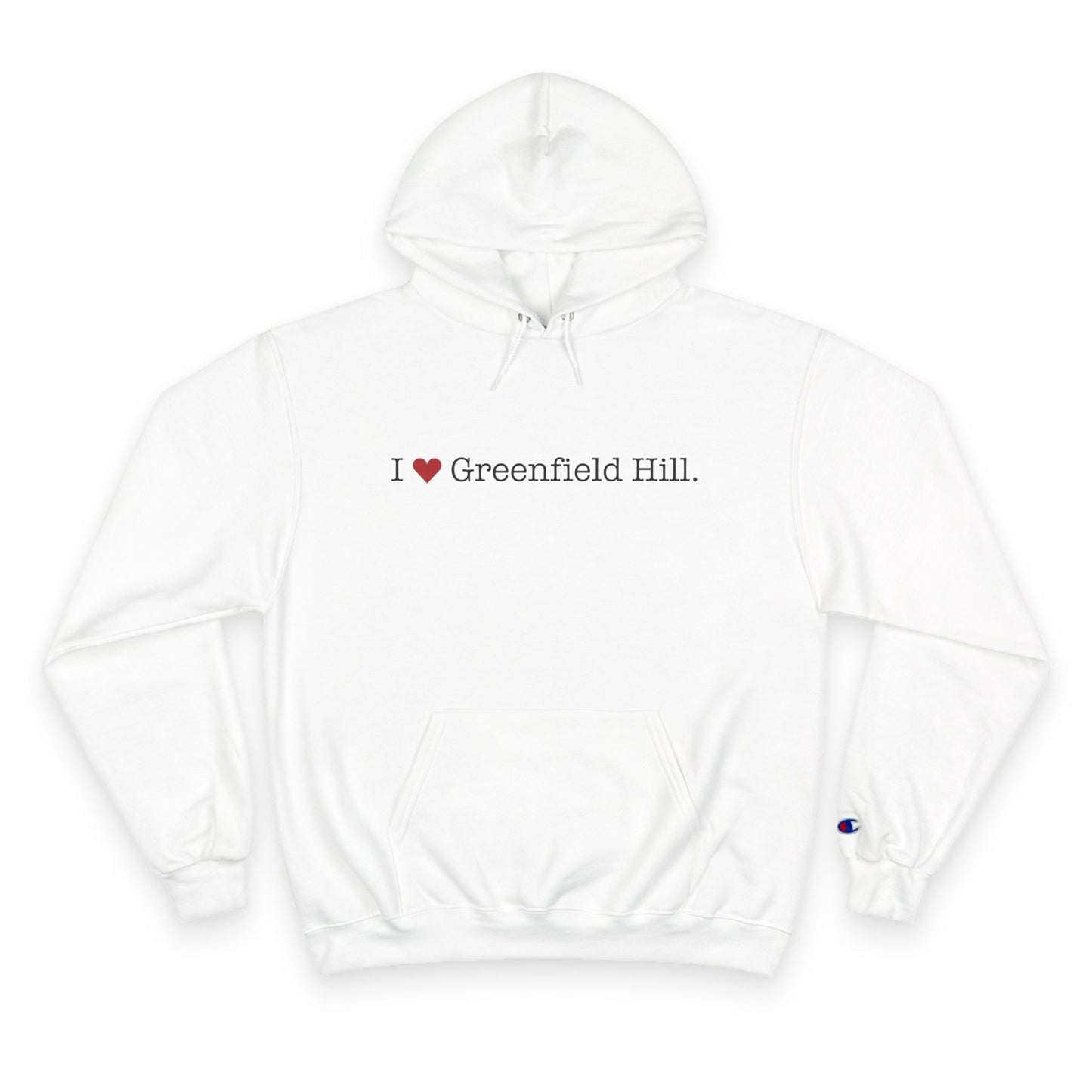 I Heart Greenfield Hill. Champion Hoodie