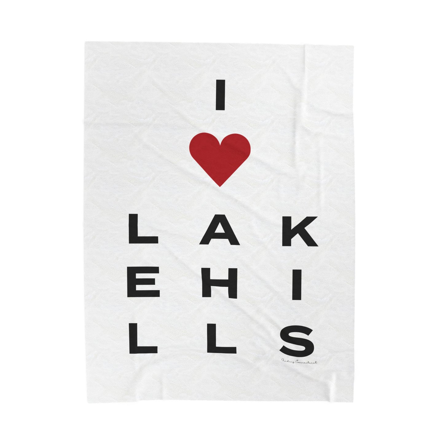 Lake Hills Vision Velveteen Plush Blanket
