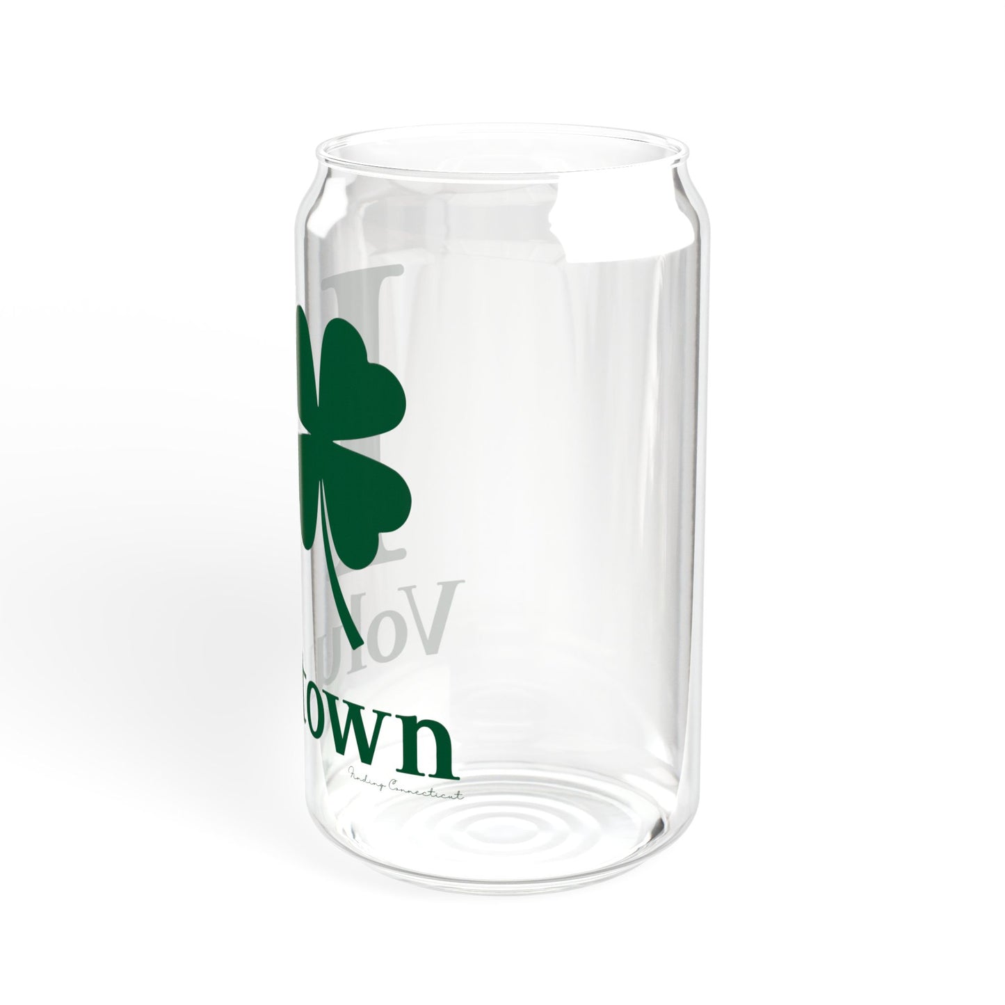 I Clover Voluntown Sipper Glass, 16oz