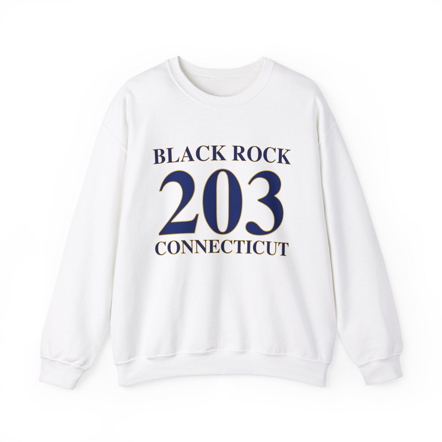 Black rock 203 connecticut // black rock bridgeport connecticut unisex sweatshirt // finding connecticut