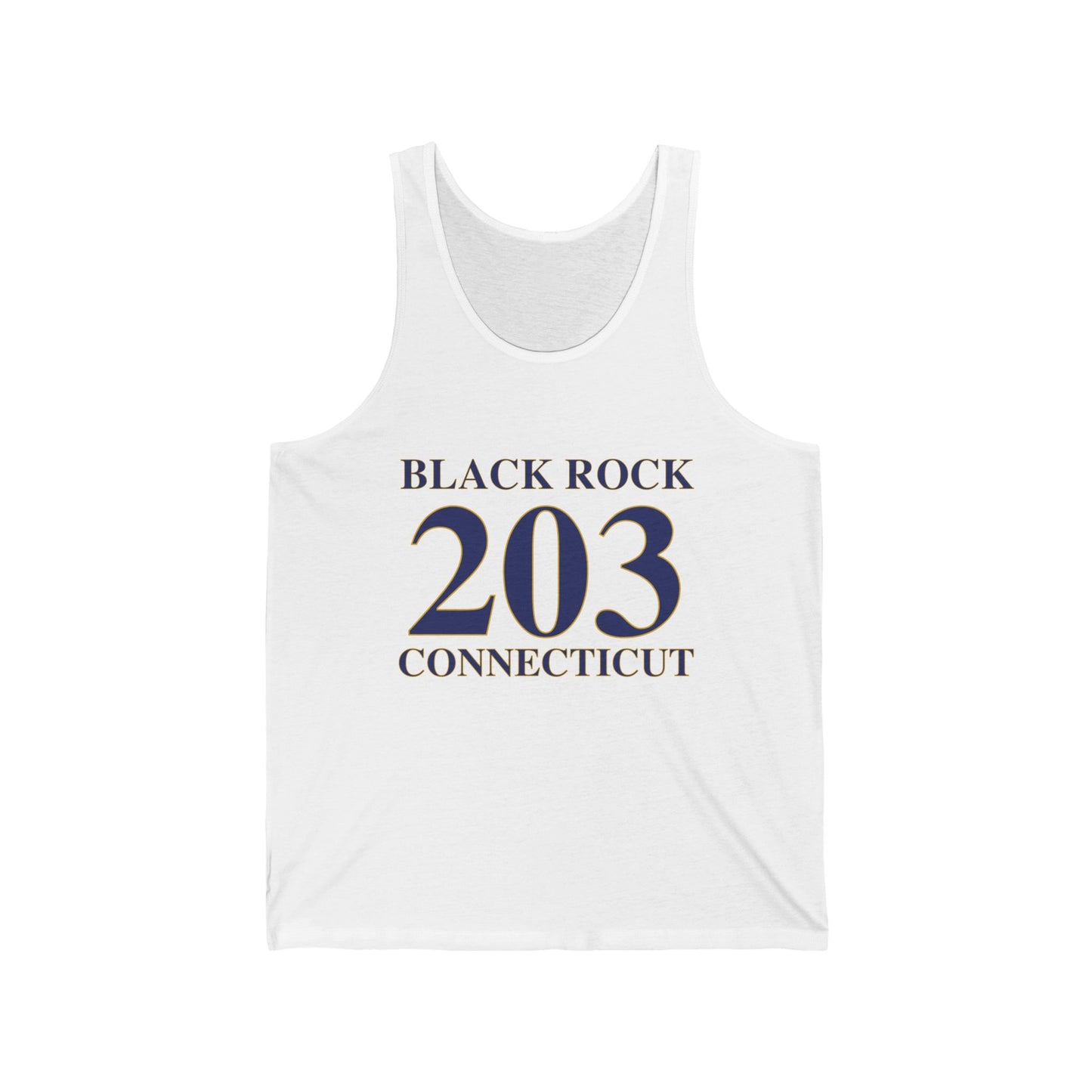 Black rock 203 connecticut // black rock bridgeport connecticut unisex tank top shirts // finding connecticut