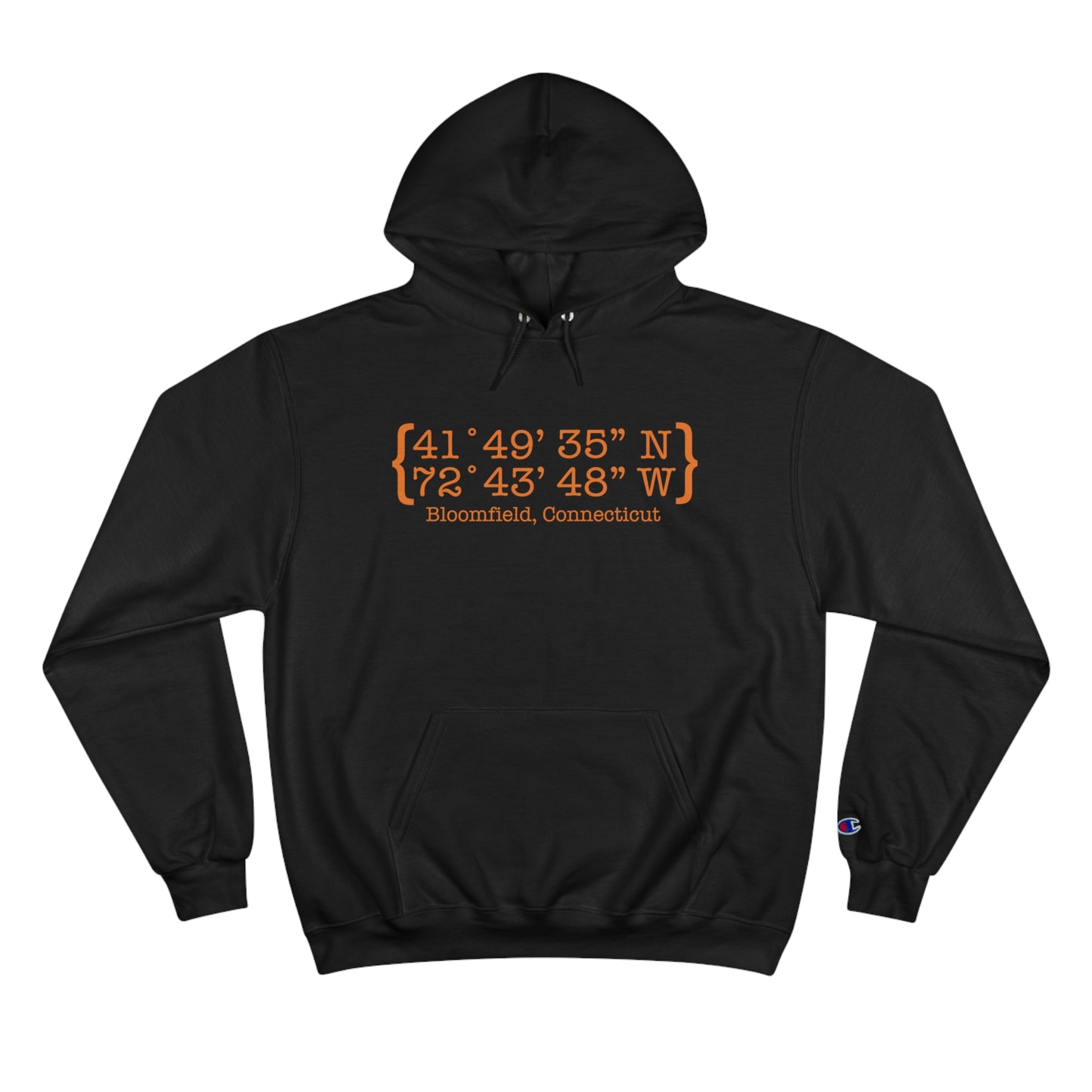 Bloomfield Coordinates // Bloomfield Connecticut unisex champion hoodie sweatshirts // finding connecticut