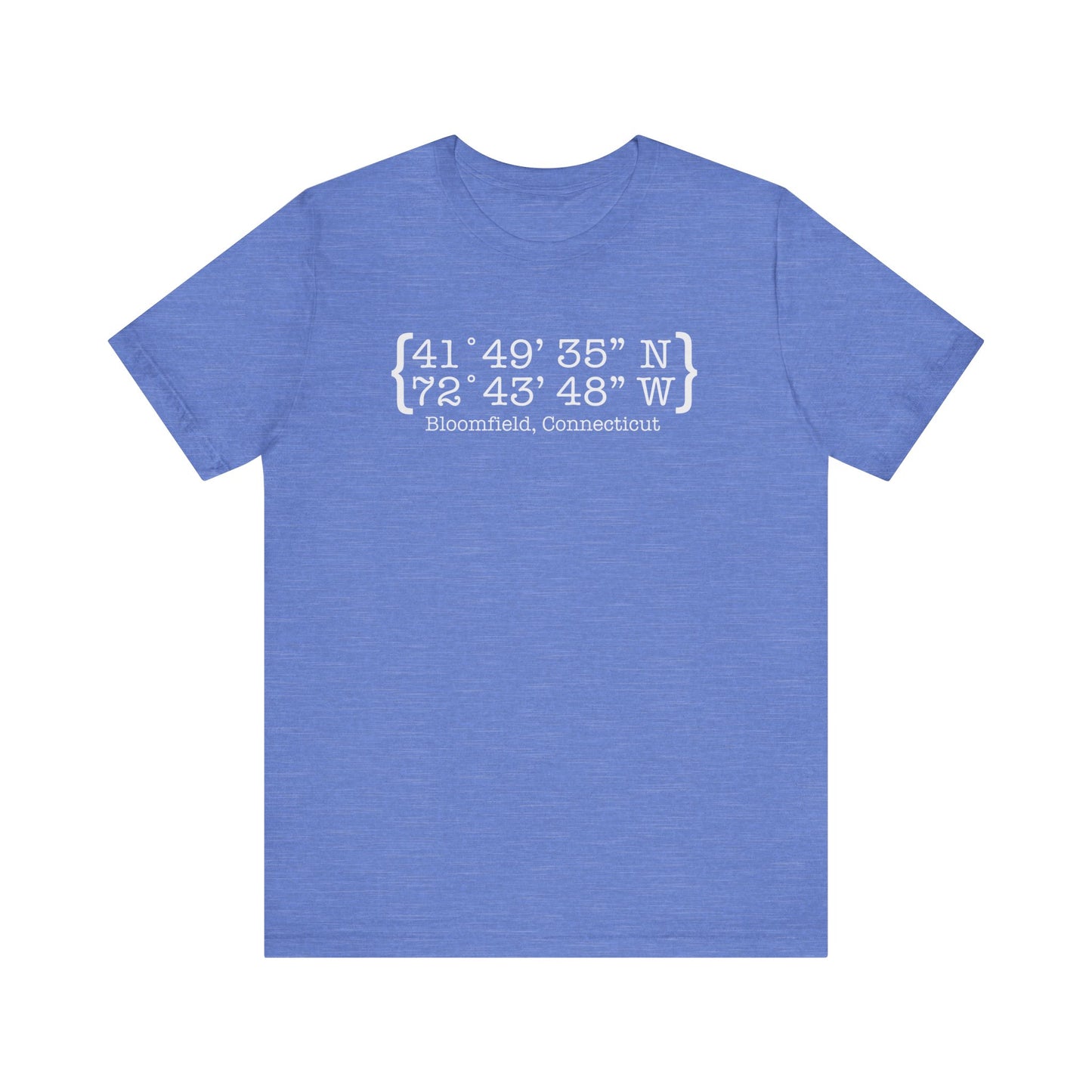 Bloomfield Coordinates // Bloomfield ct t shirts // finding connecticut