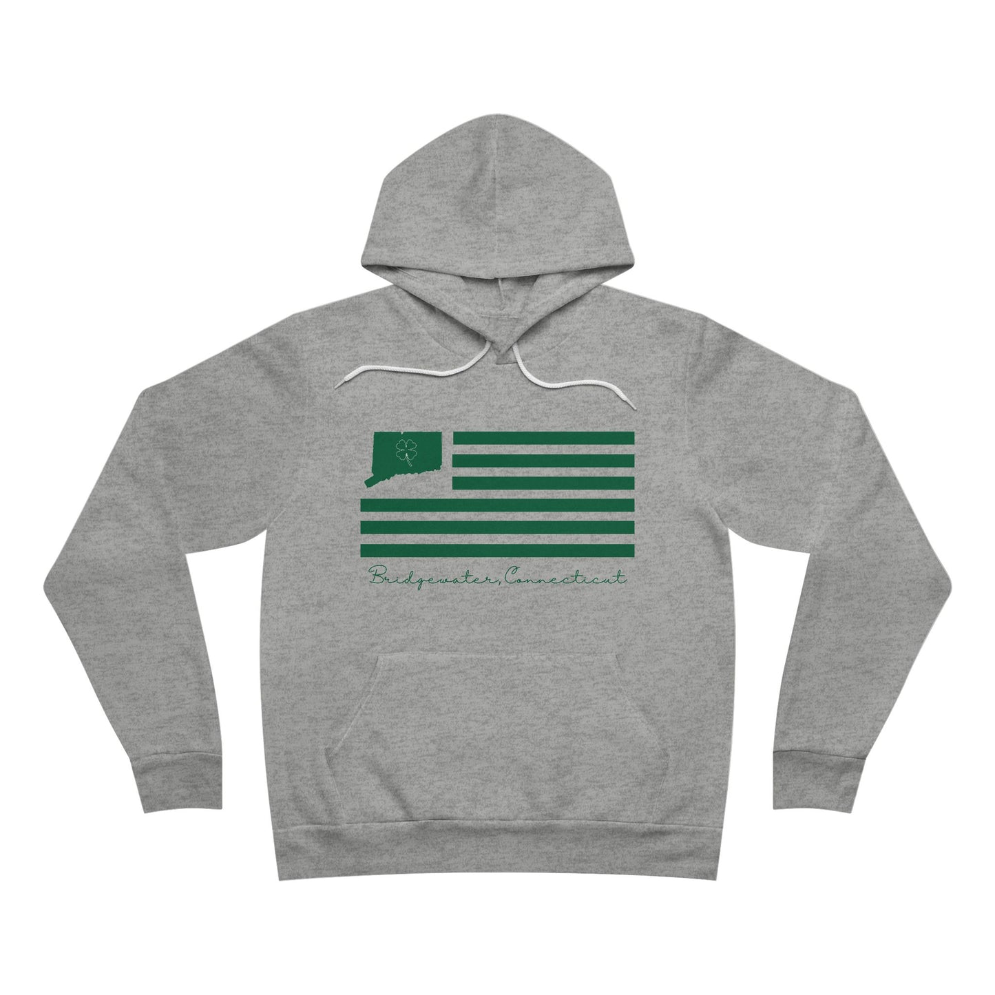 Bridgewater St. Patrick's Day flag // Bridgewater Connecticut unisex hoodies sweatshirt // finding connecticut